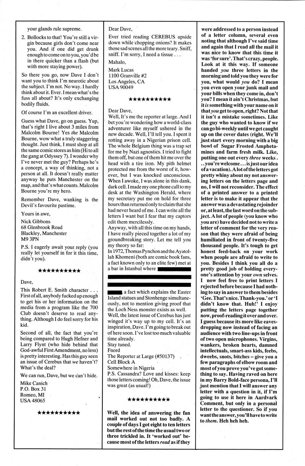 Cerebus Issue #130 #129 - English 22