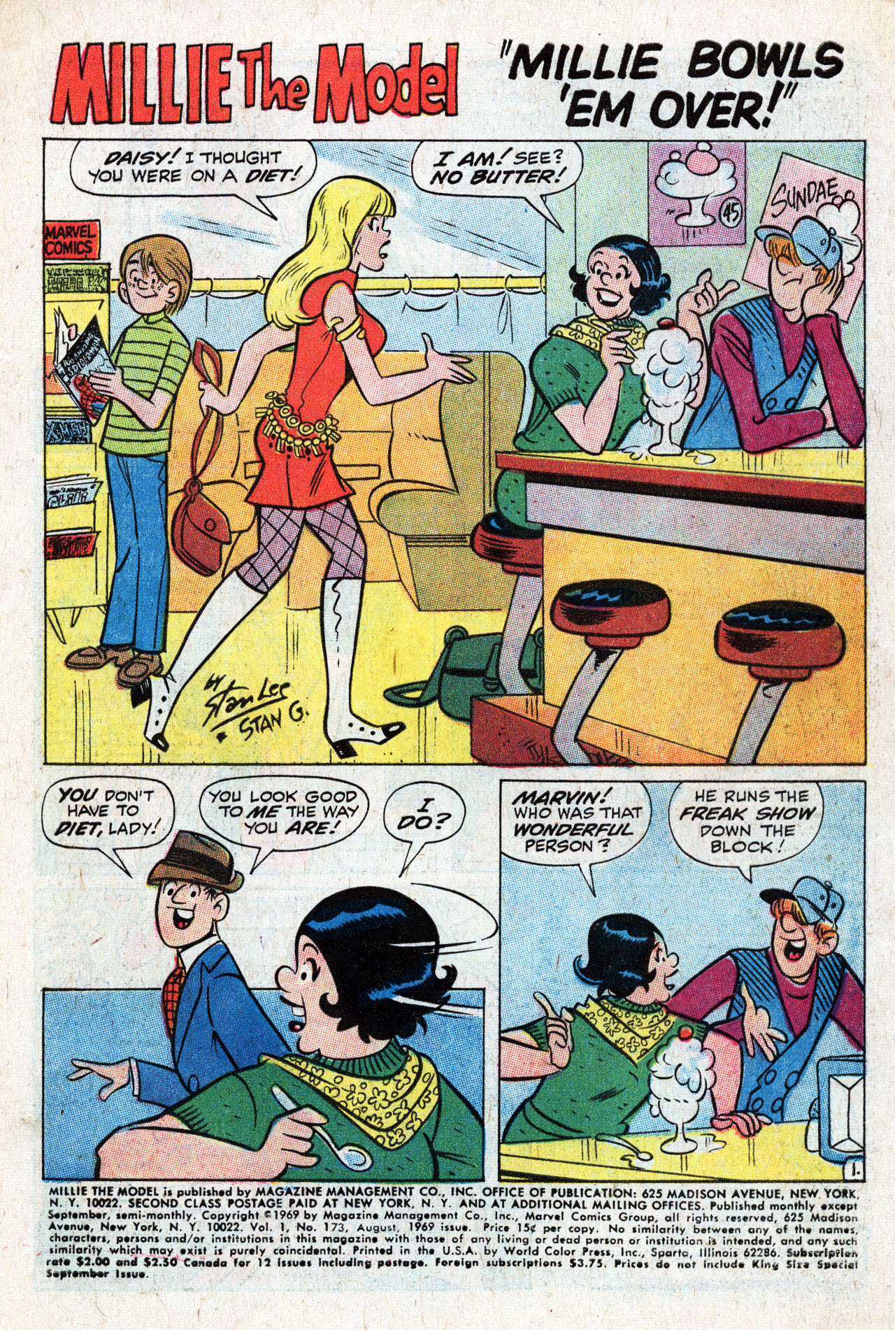 Read online Millie the Model comic -  Issue #173 - 3