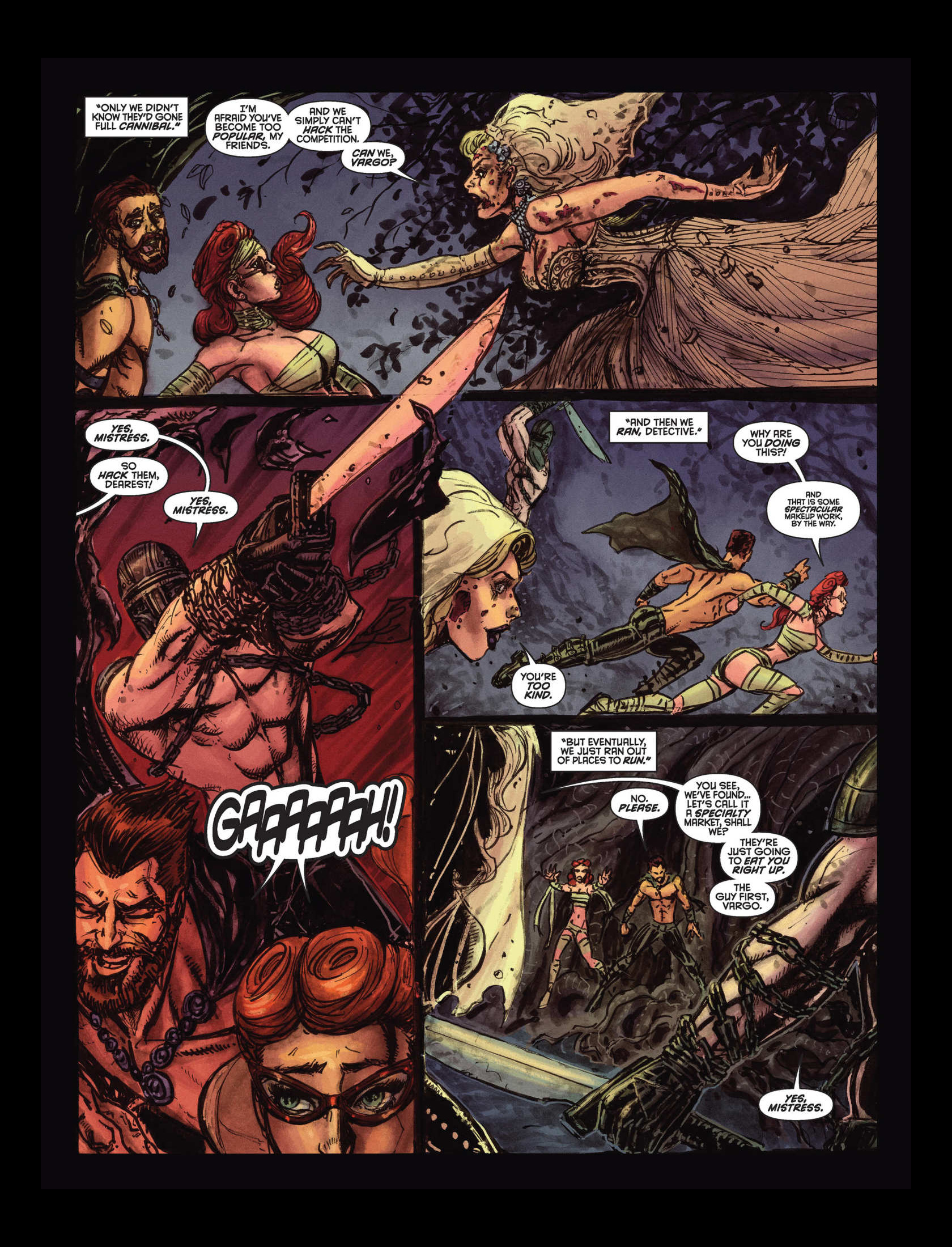 Read online Vampirella in Make Up to Break Up comic -  Issue # Full - 3