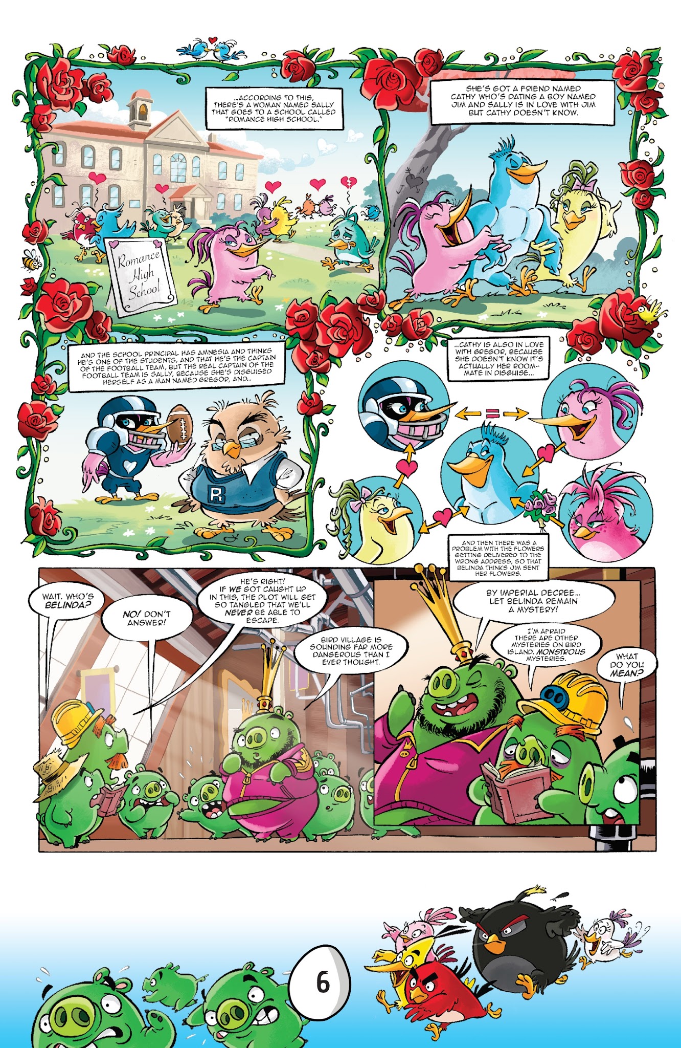 Read online Angry Birds Comics Quarterly comic -  Issue # Issue Monsters and Mistletoe - 8