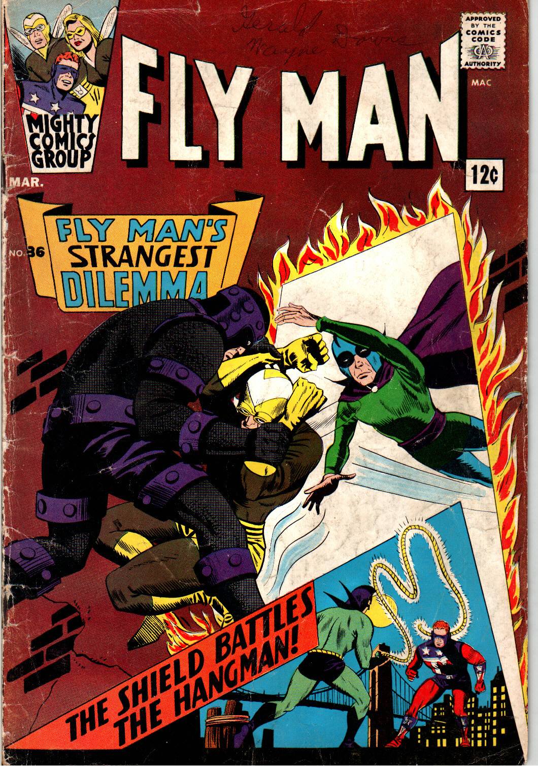 Read online Fly Man comic -  Issue #36 - 1