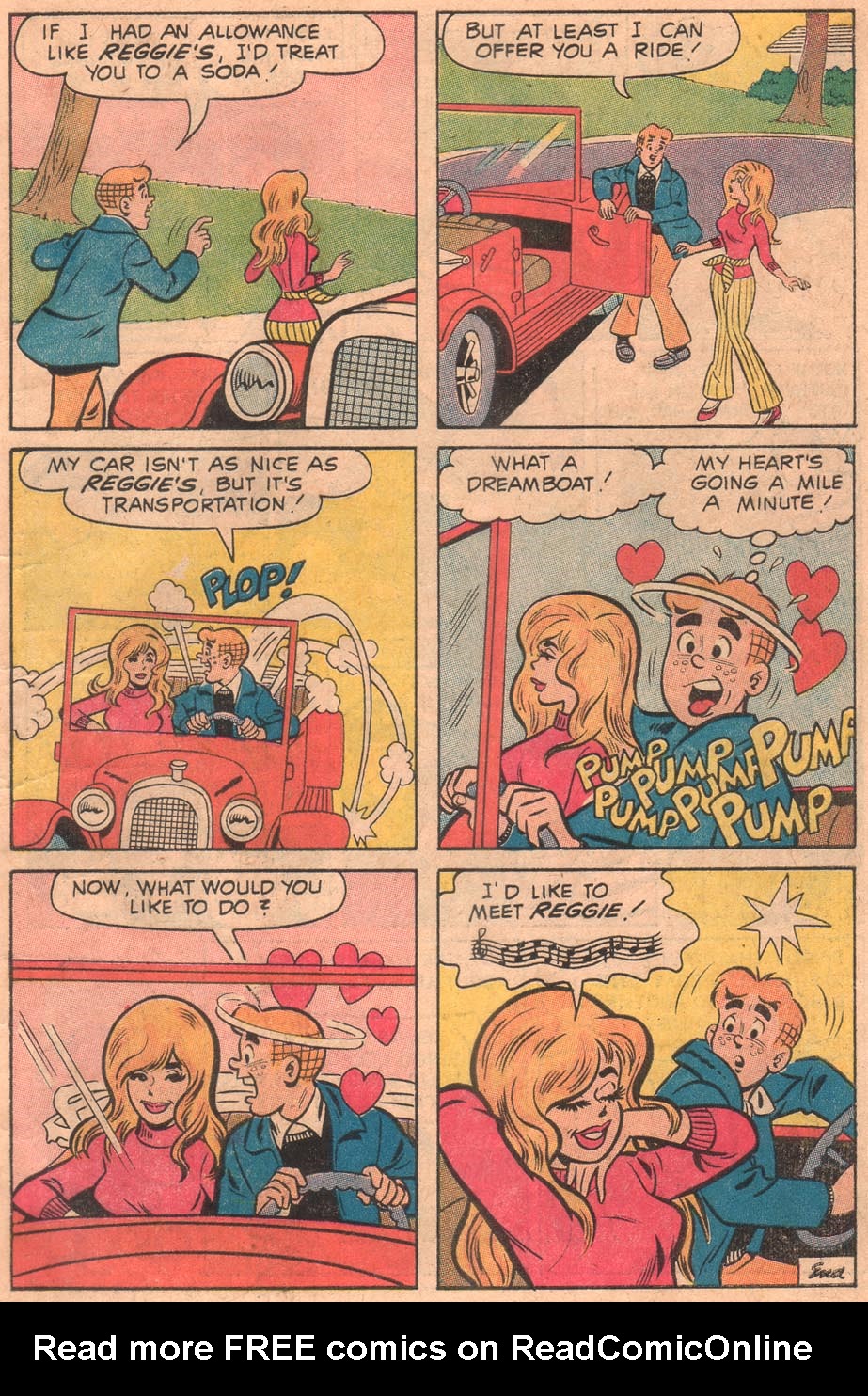 Read online Reggie and Me (1966) comic -  Issue #53 - 19