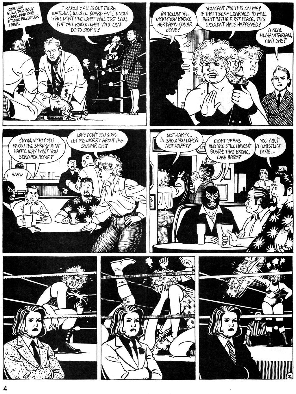 Read online Love and Rockets (1982) comic -  Issue #27 - 6