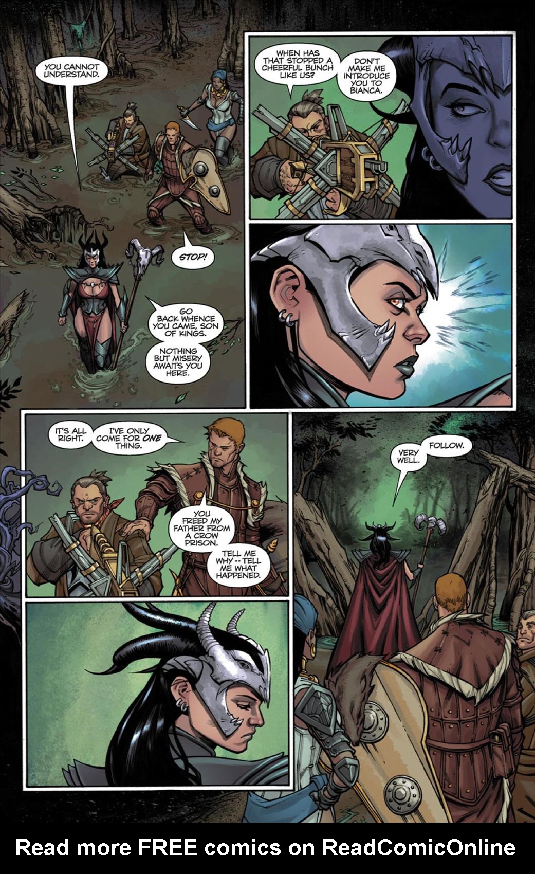Read online Dragon Age: The Silent Grove comic -  Issue #4 - 5