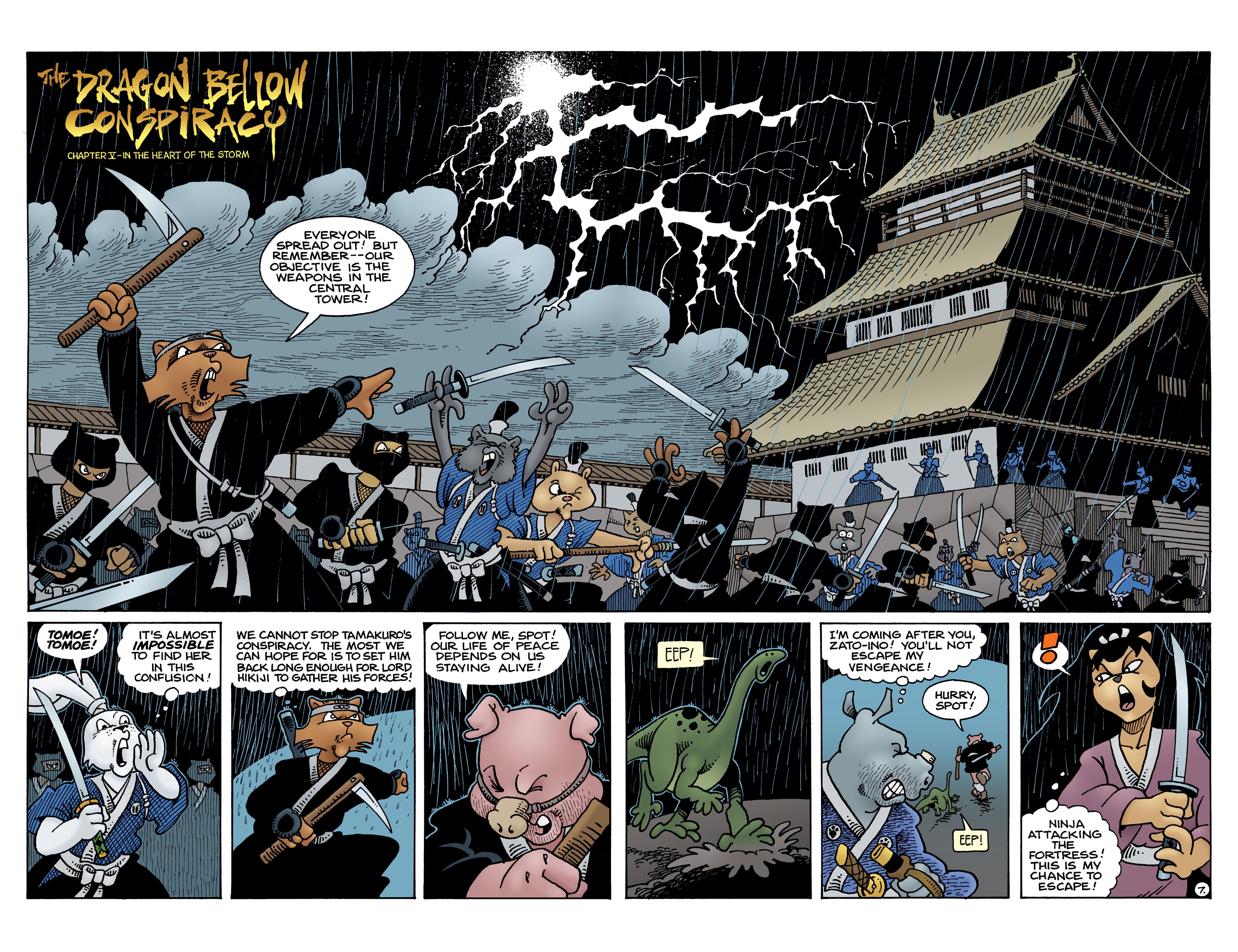 Read online Usagi Yojimbo: The Dragon Bellow Conspiracy comic -  Issue #5 - 8