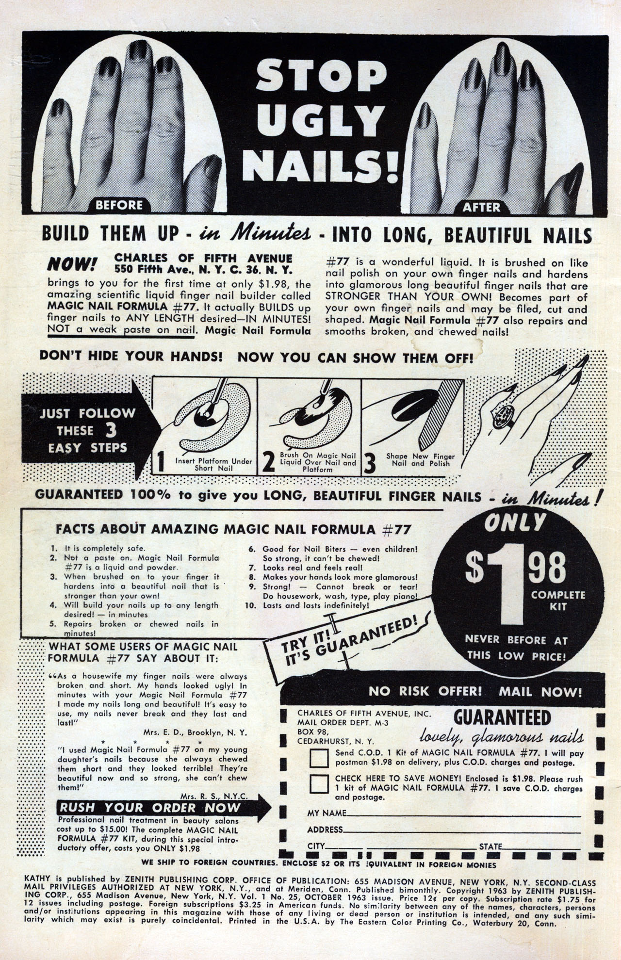 Read online Kathy (1959) comic -  Issue #25 - 2