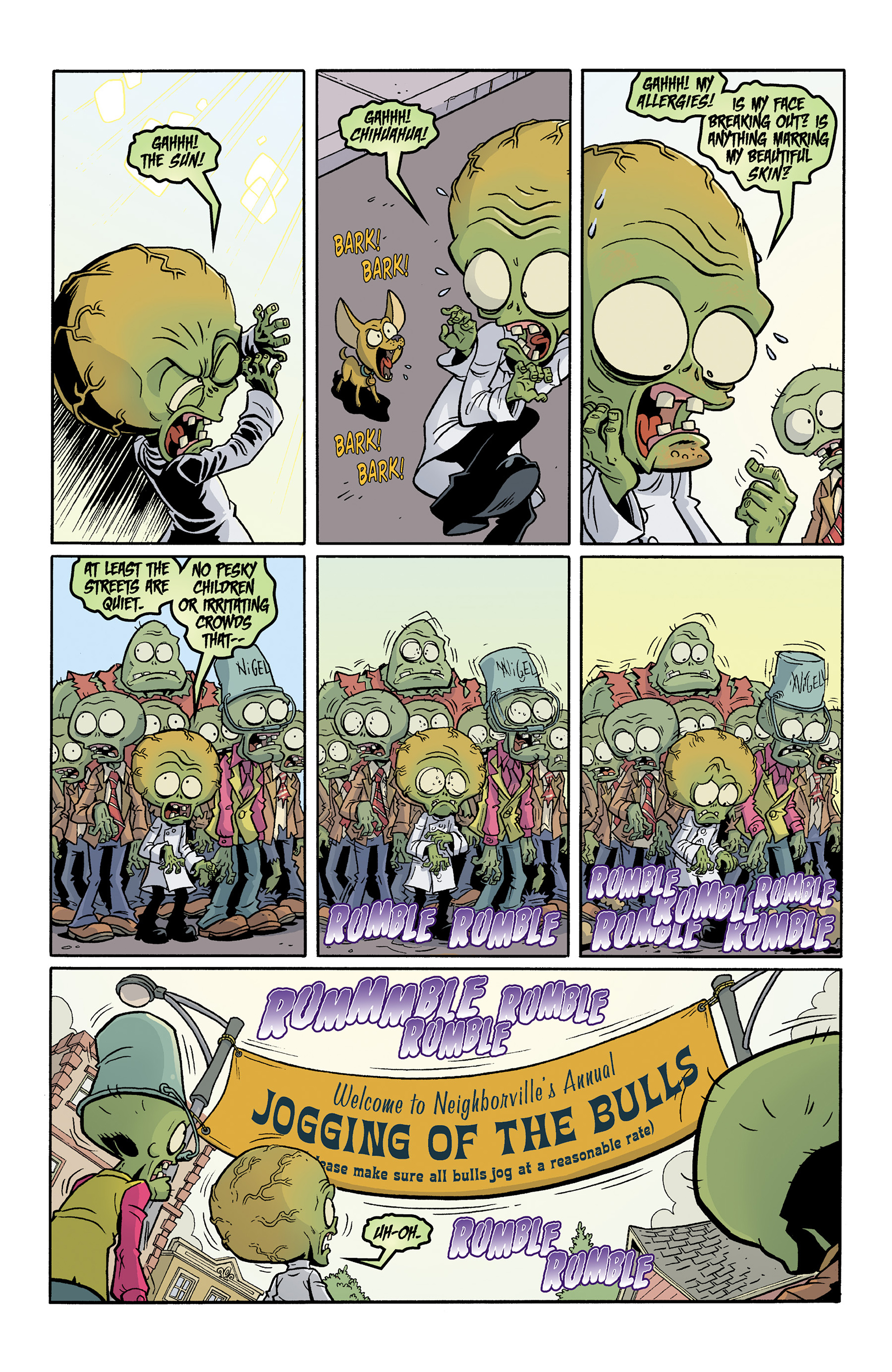 Read online Plants vs. Zombies: Boom Boom Mushroom comic -  Issue #12 - 18