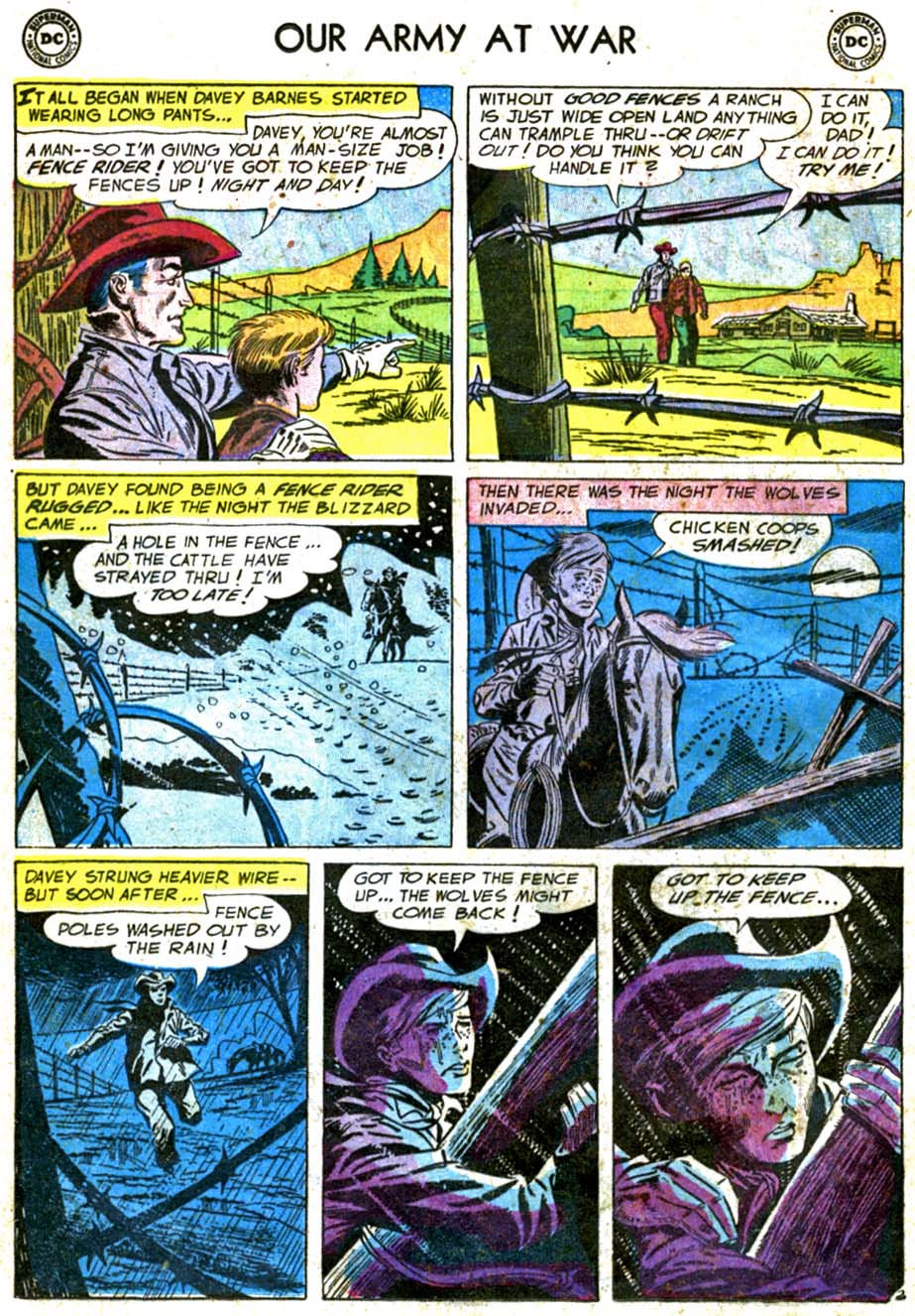 Read online Our Army at War (1952) comic -  Issue #62 - 12