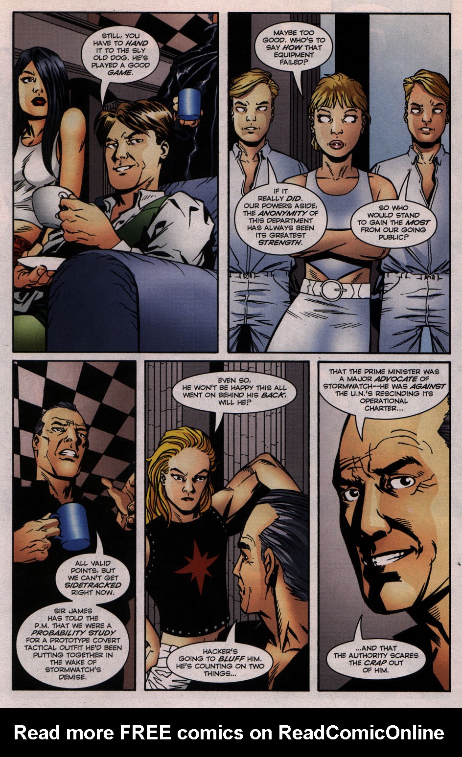 Read online The Establishment comic -  Issue #5 - 15