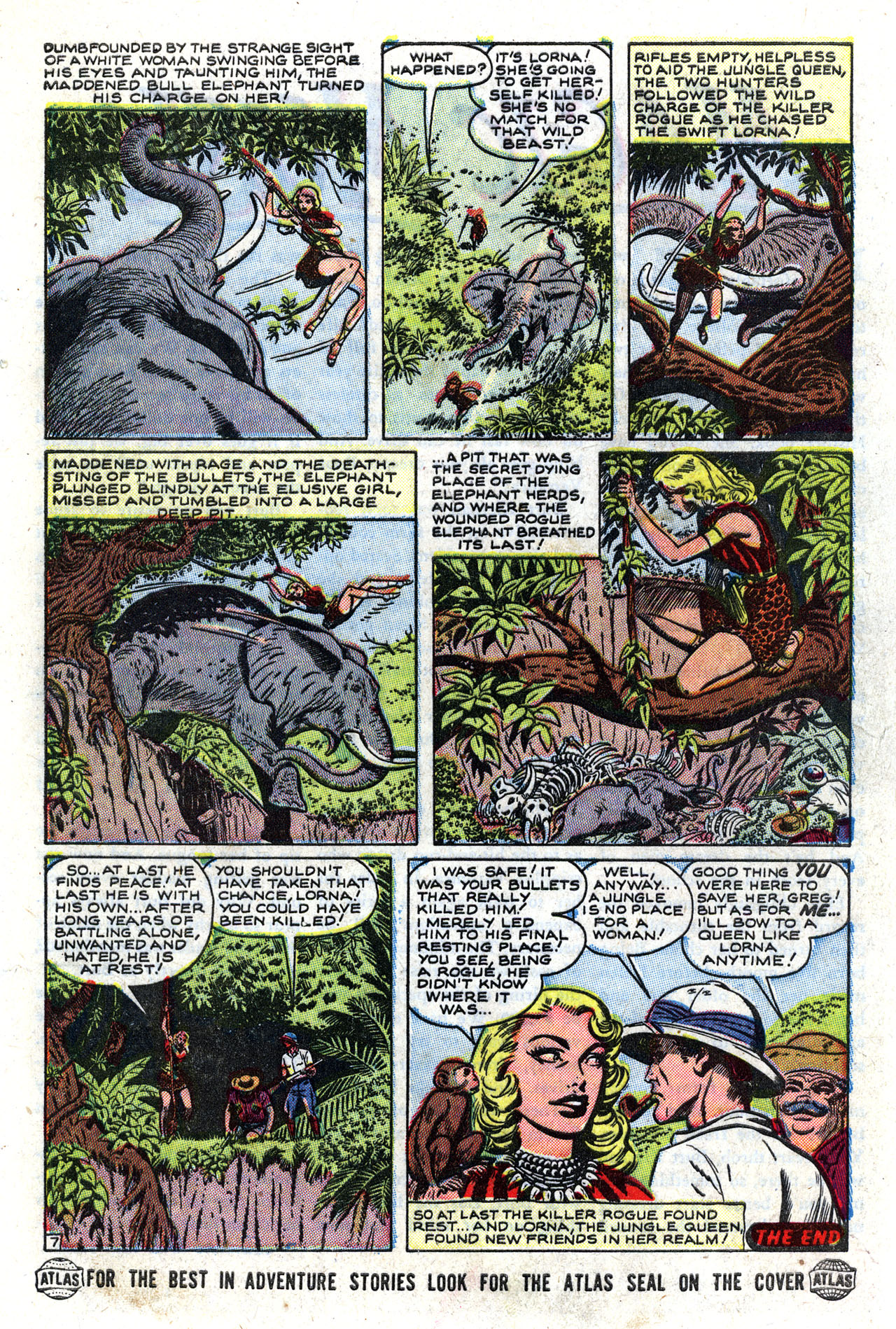 Read online Lorna, The Jungle Queen comic -  Issue #2 - 9