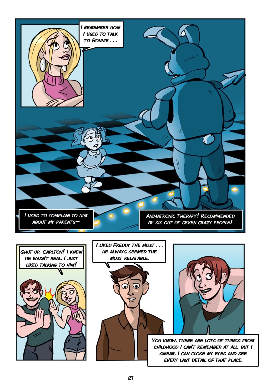 Read online Five Nights At Freddy's comic -  Issue # The Silver Eyes (Part 1) - 23