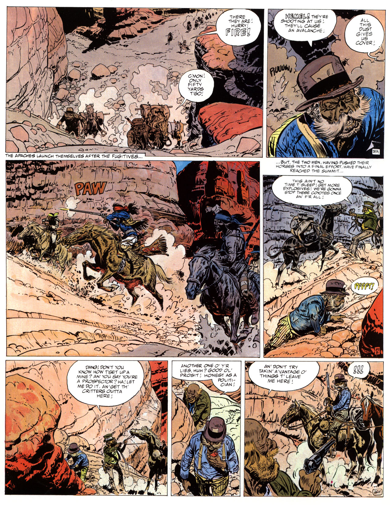 Read online Epic Graphic Novel: Marshal Blueberry comic -  Issue # TPB - 41