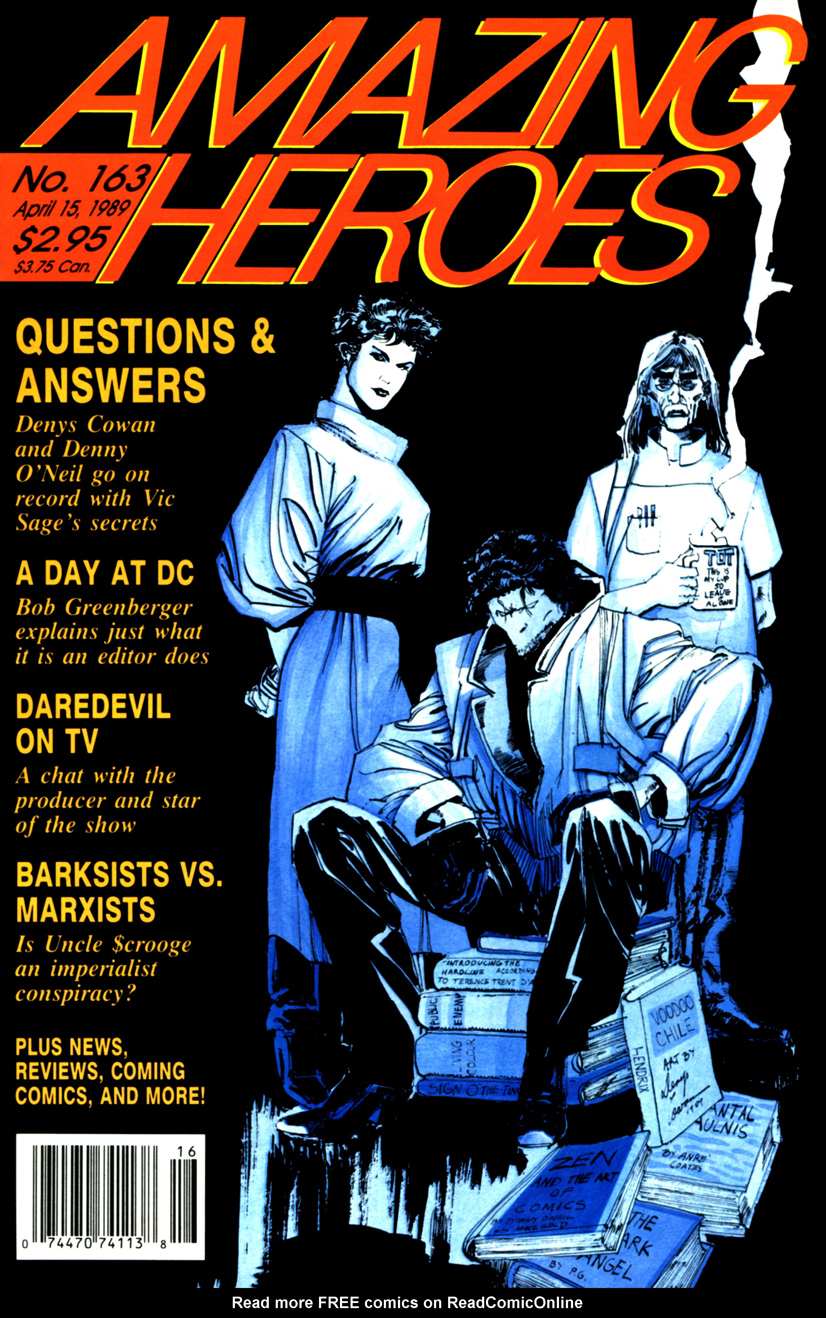 Read online Amazing Heroes comic -  Issue #163 - 1
