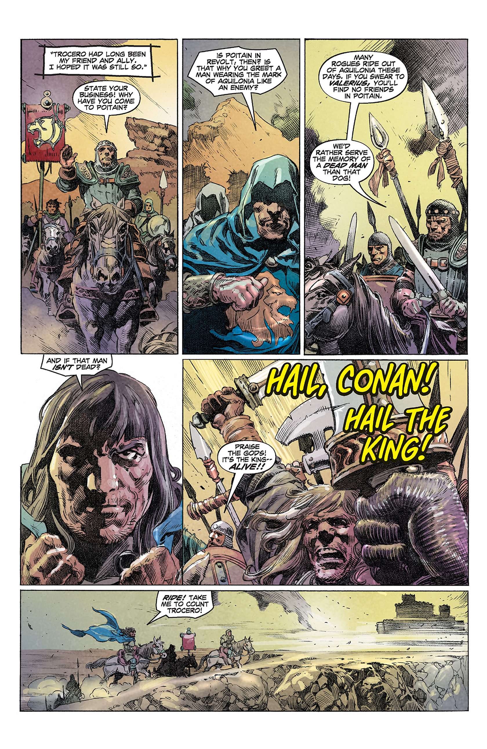 Read online King Conan: The Hour of the Dragon comic -  Issue #6 - 6