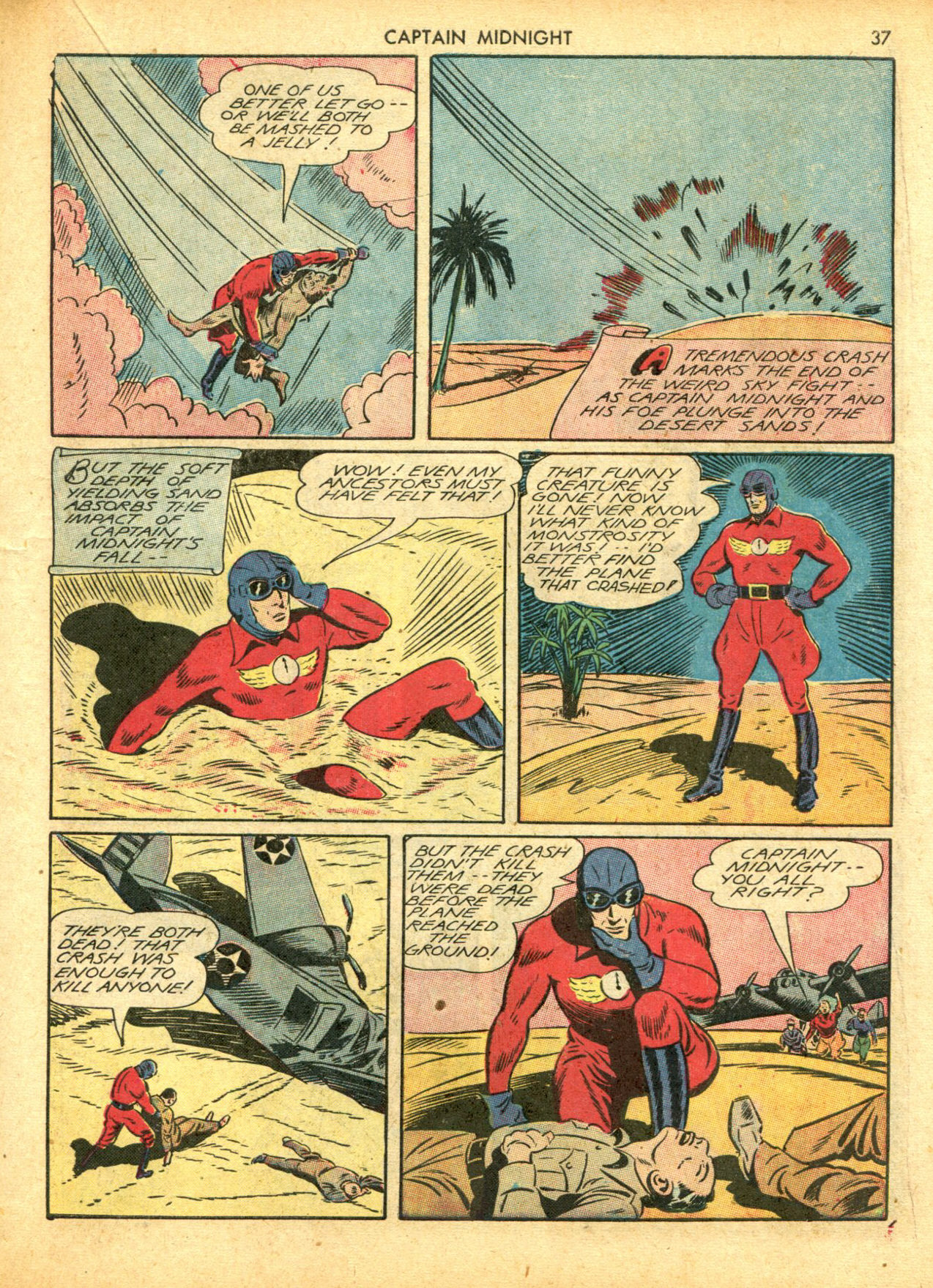 Read online Captain Midnight (1942) comic -  Issue #5 - 37