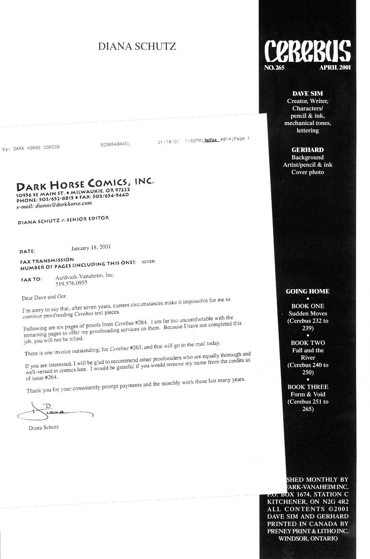 Read online Cerebus comic -  Issue #265 - 3