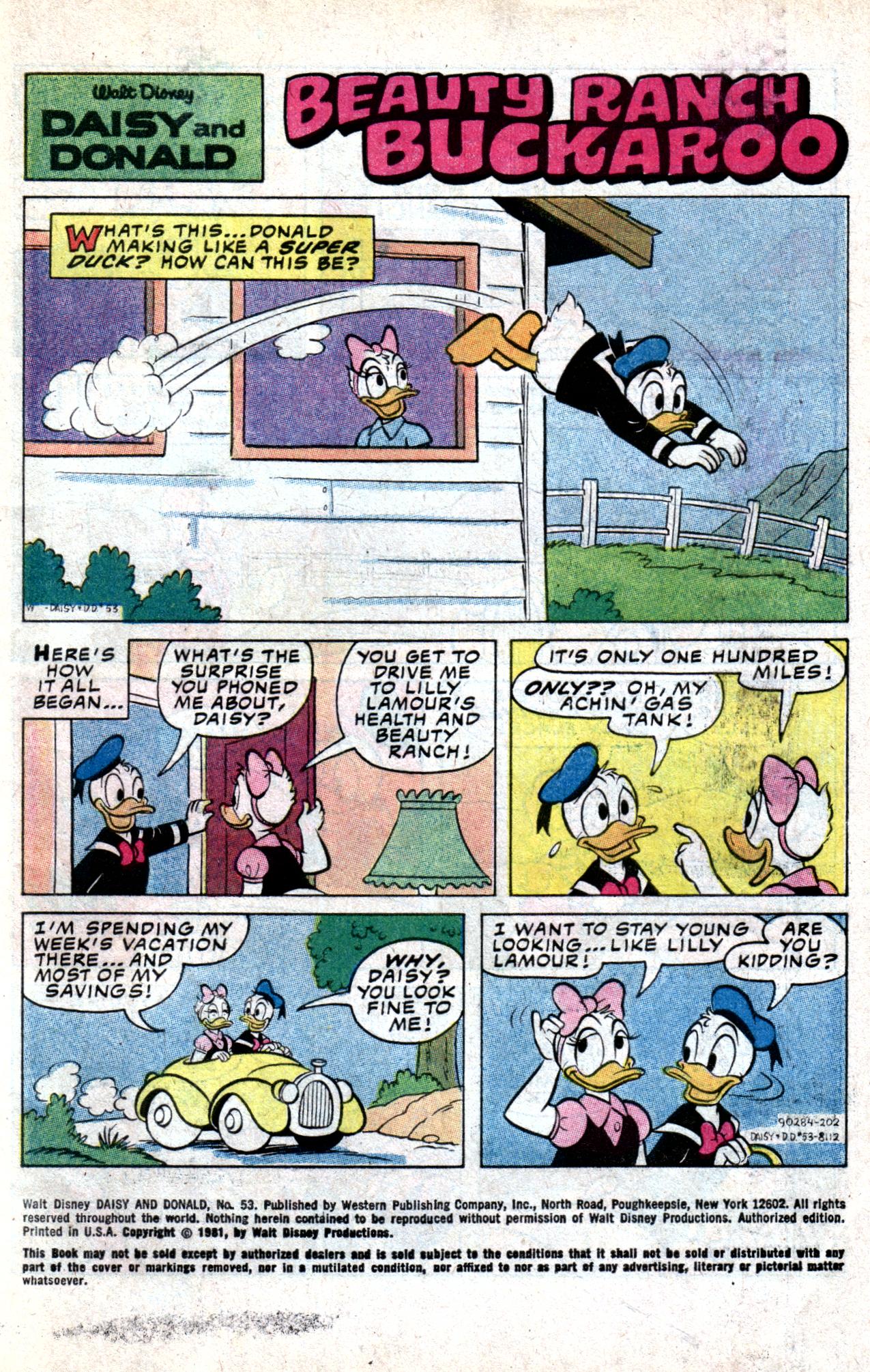 Read online Walt Disney Daisy and Donald comic -  Issue #53 - 2