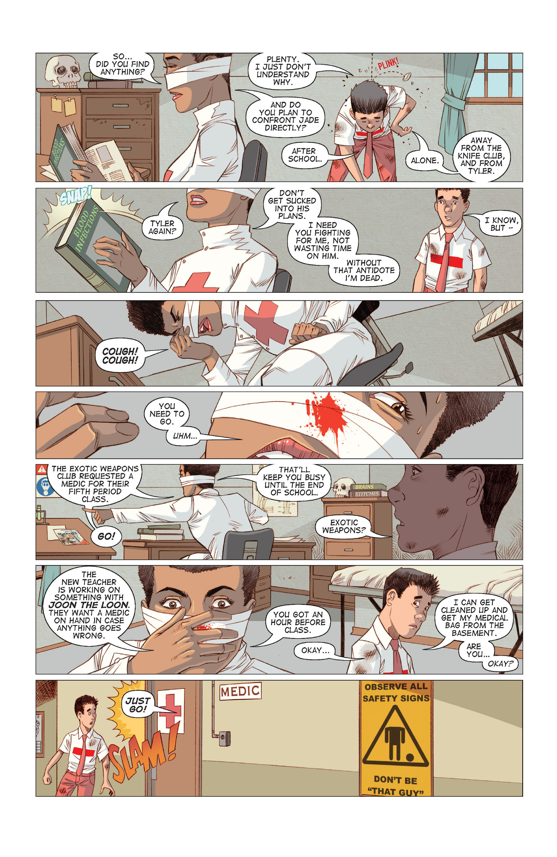Read online Five Weapons comic -  Issue #8 - 18