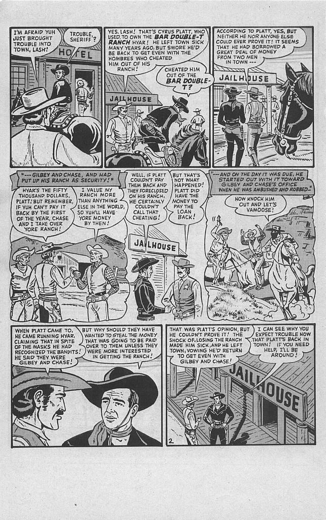 Read online Lash LaRue Western comic -  Issue #1 - 27
