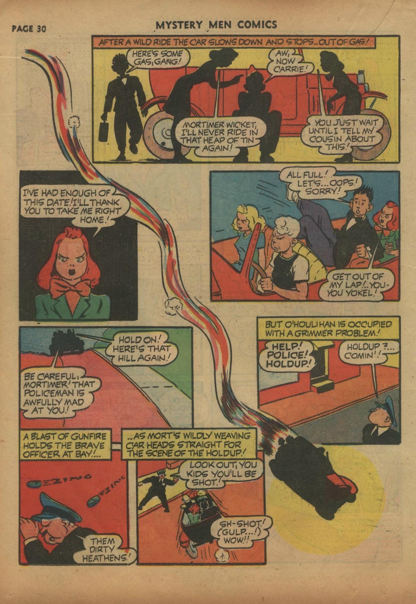 Read online Mystery Men Comics comic -  Issue #27 - 32