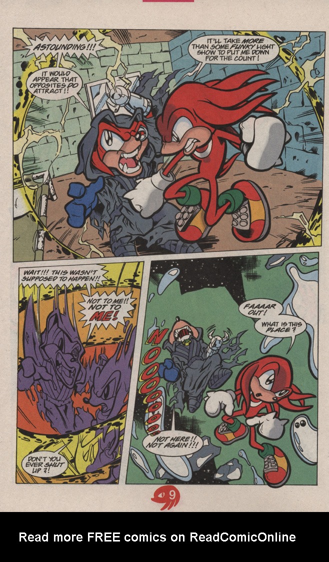 Read online Knuckles the Echidna comic -  Issue #18 - 14