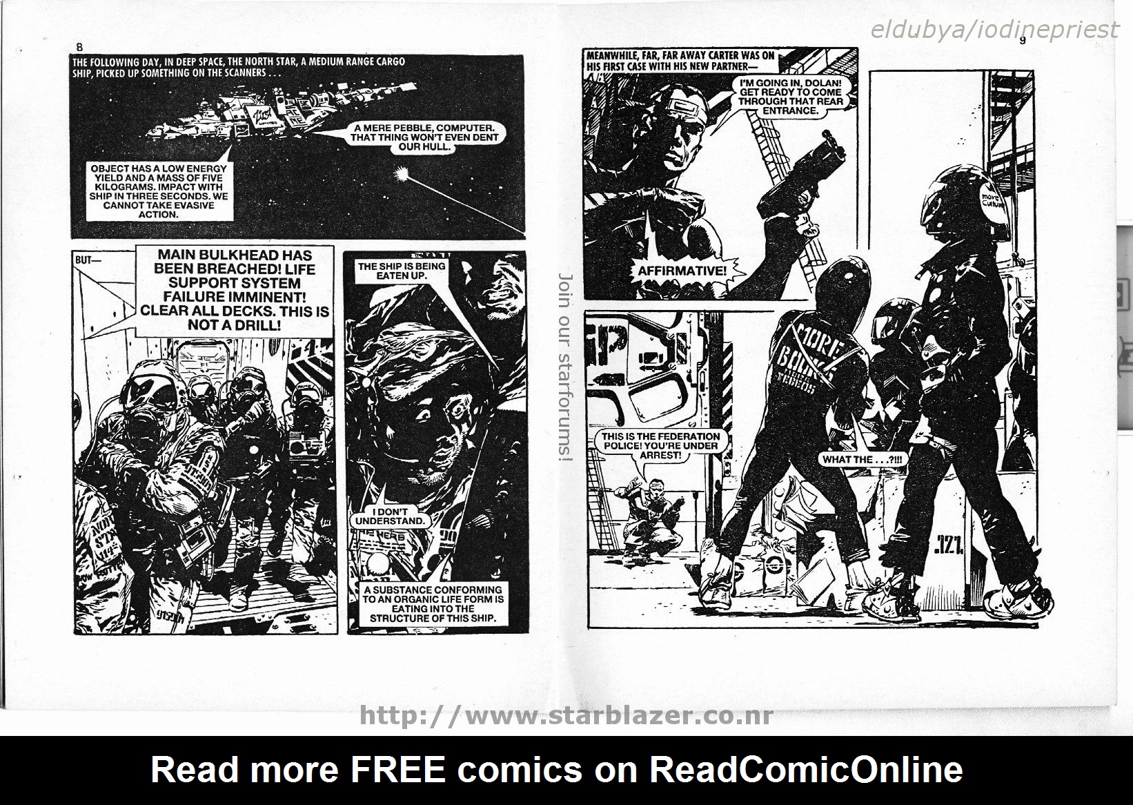 Read online Starblazer comic -  Issue #191 - 6