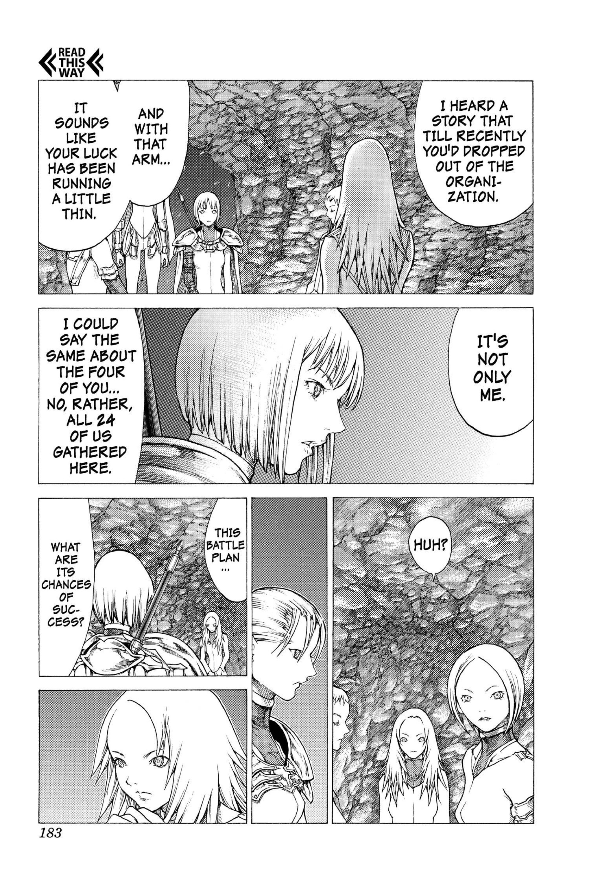 Read online Claymore comic -  Issue #9 - 172