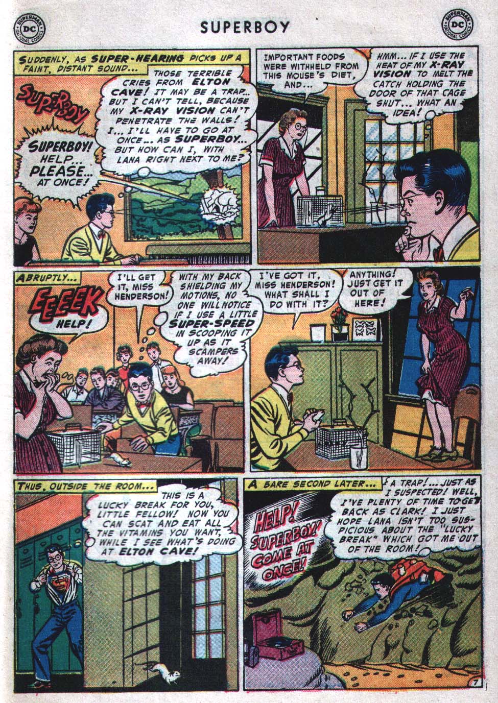 Read online Superboy (1949) comic -  Issue #28 - 35