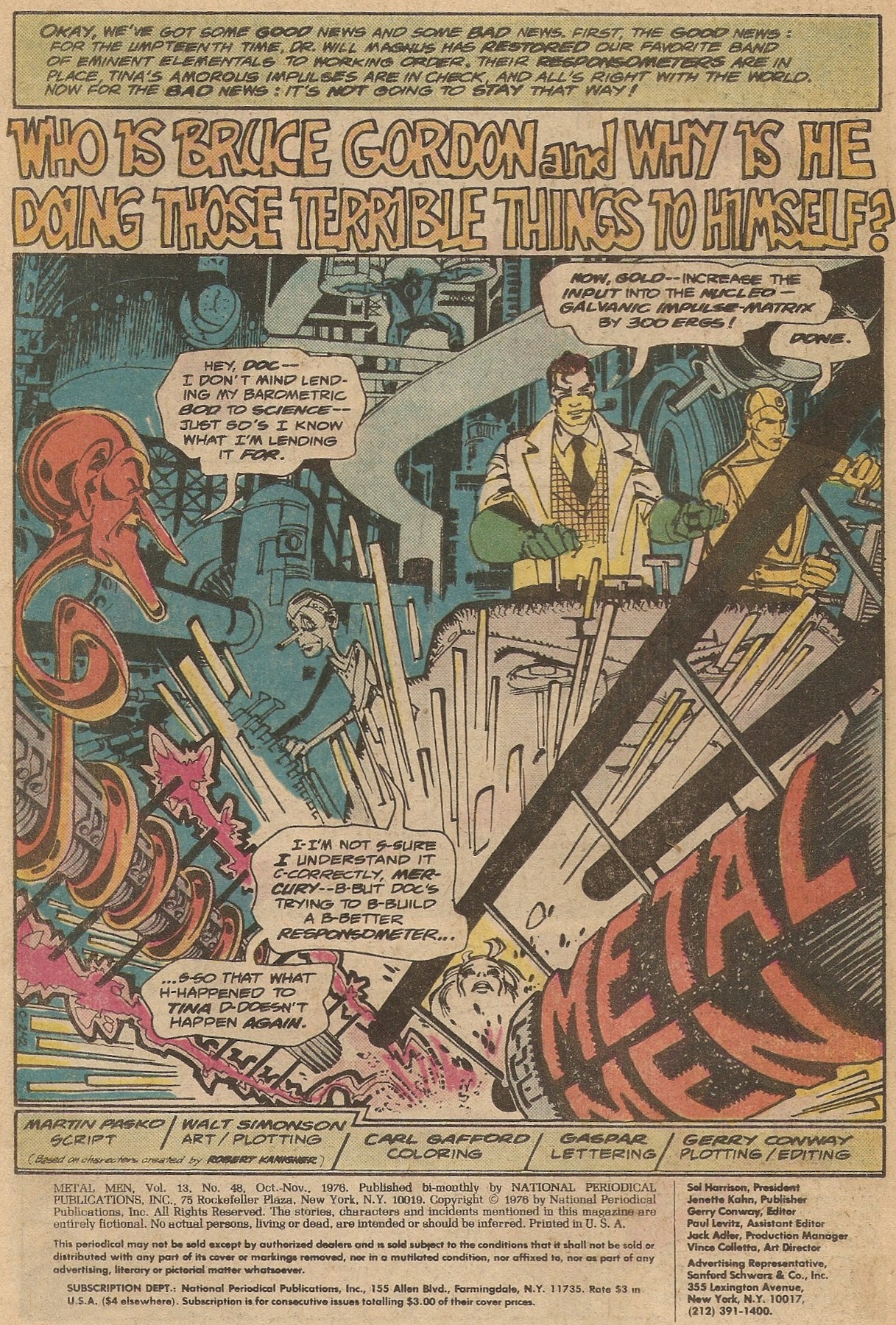 Read online Metal Men (1963) comic -  Issue #48 - 3