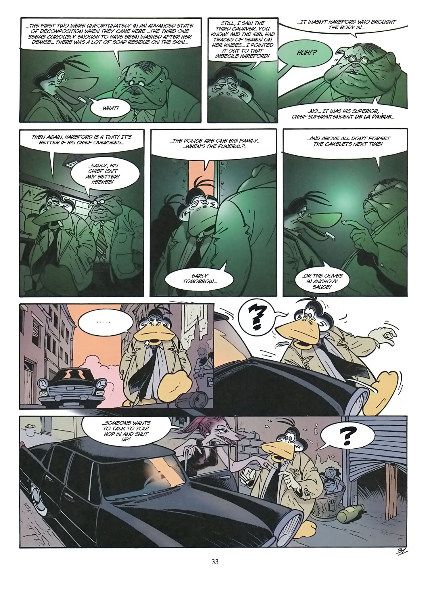 Read online Une enquête de l'inspecteur Canardo comic -  Issue #9 - 34