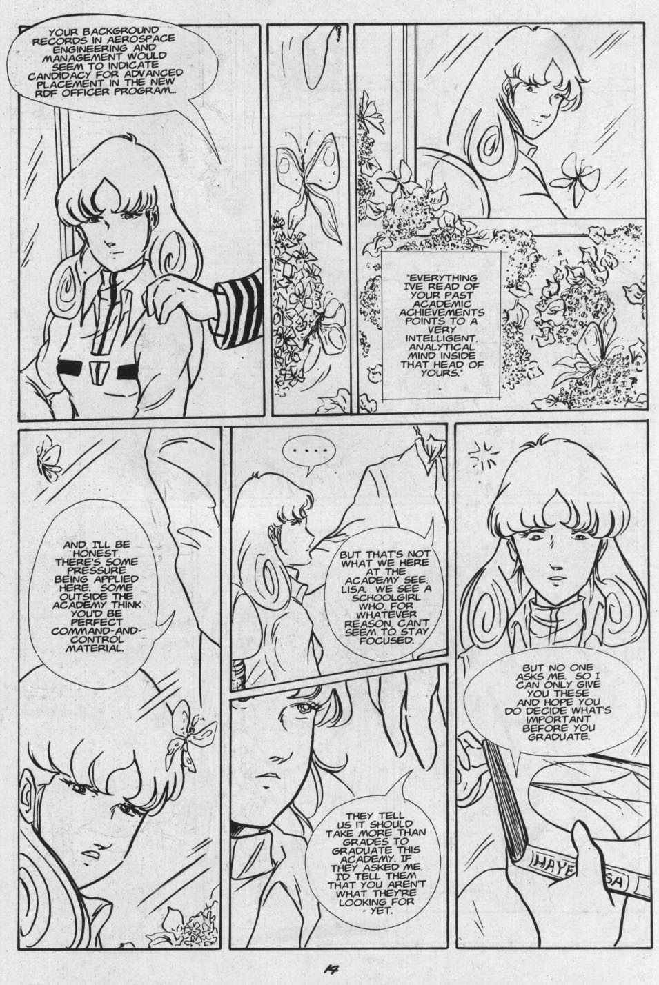 Read online Robotech Academy Blues comic -  Issue #2 - 16