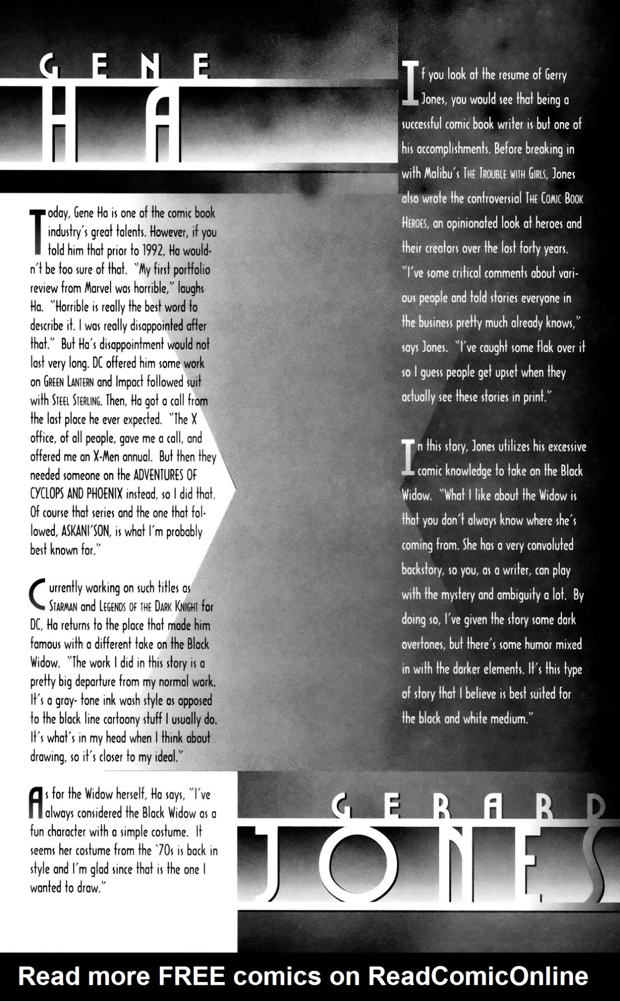 Read online Shadows & Light comic -  Issue #1 - 4