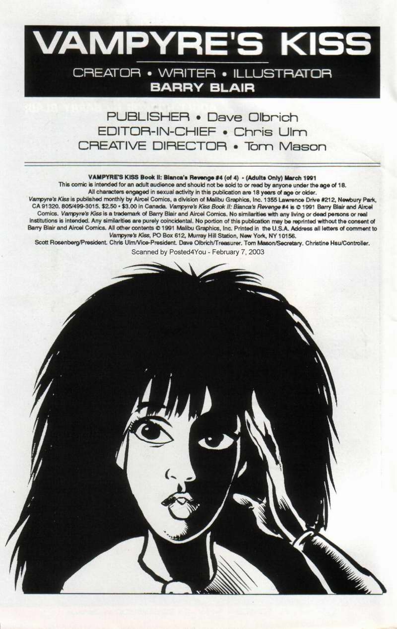 Read online Vampyre's Kiss: Bianca's Revenge comic -  Issue #4 - 2