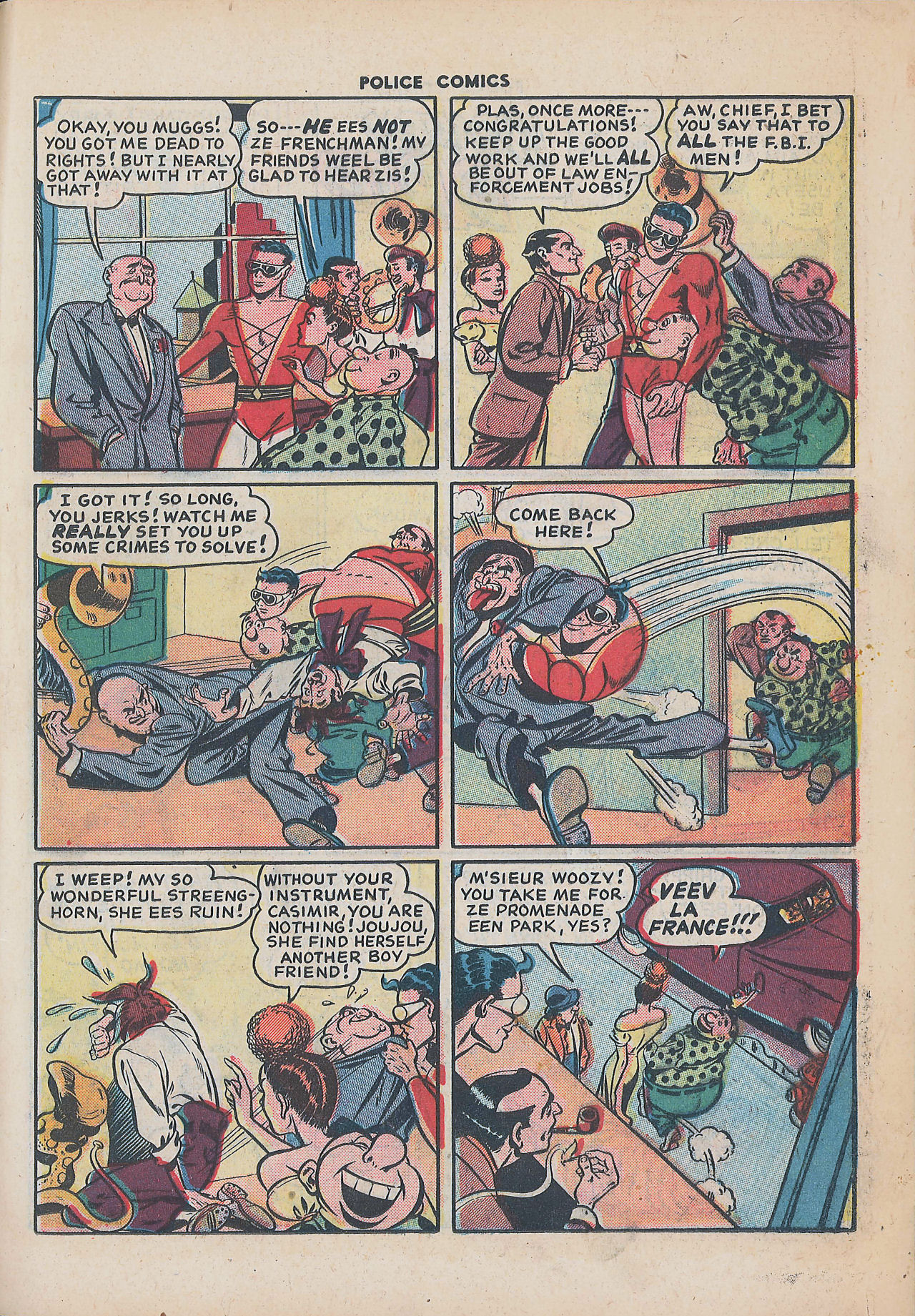 Read online Police Comics comic -  Issue #87 - 17