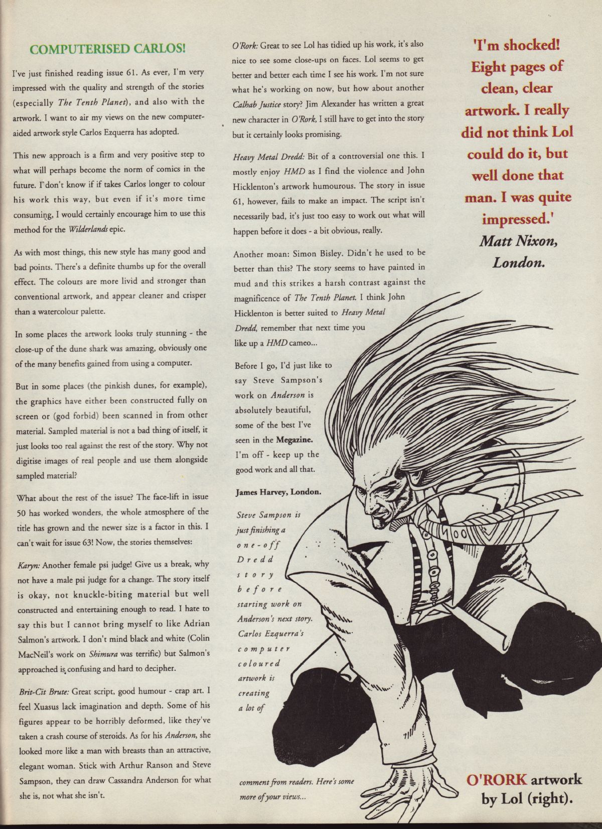 Read online Judge Dredd: The Megazine (vol. 2) comic -  Issue #65 - 41