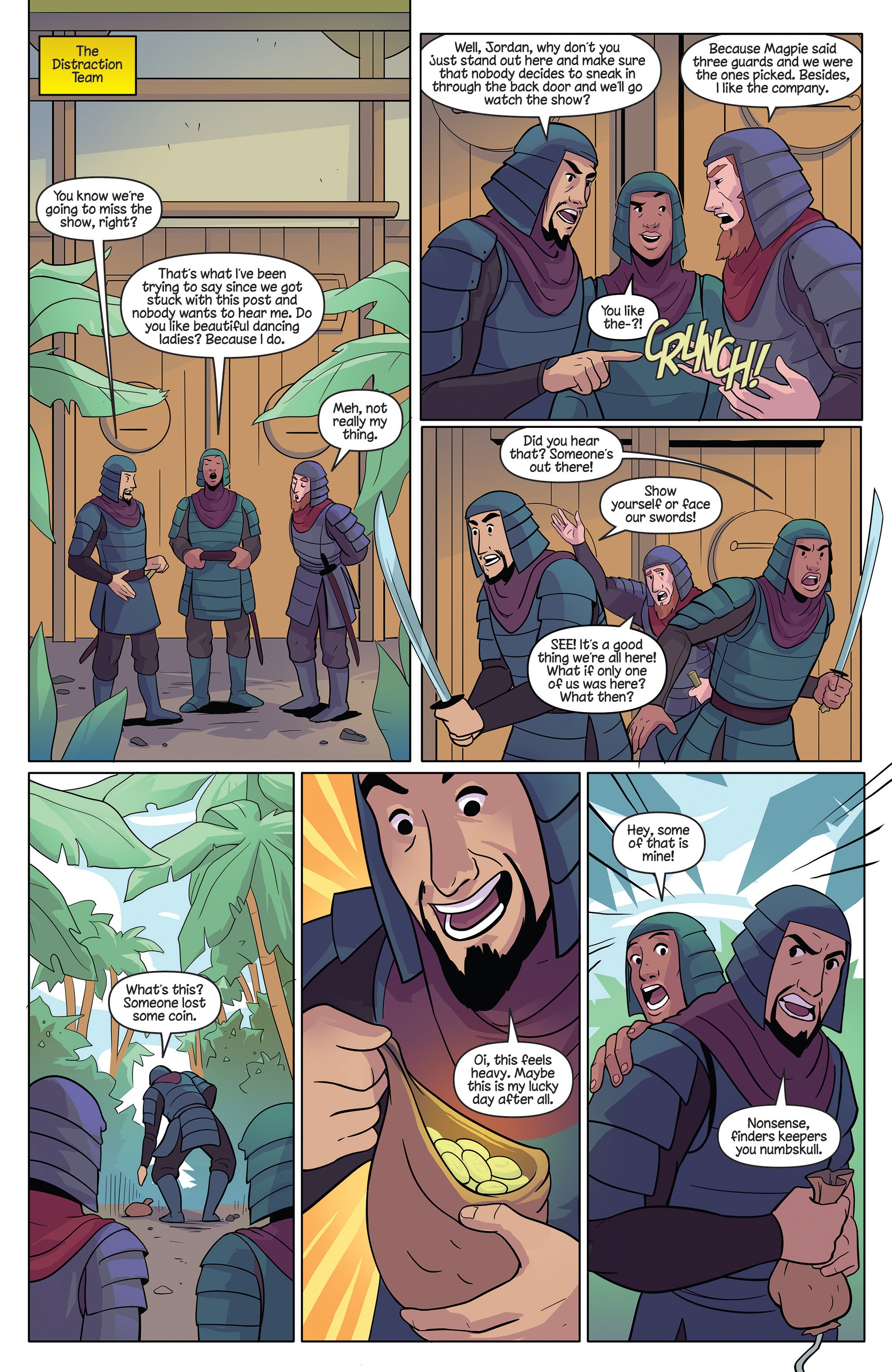 Read online Princeless Raven Year Two: Love and Revenge comic -  Issue # _TPB Assault On Golden Rock - 70