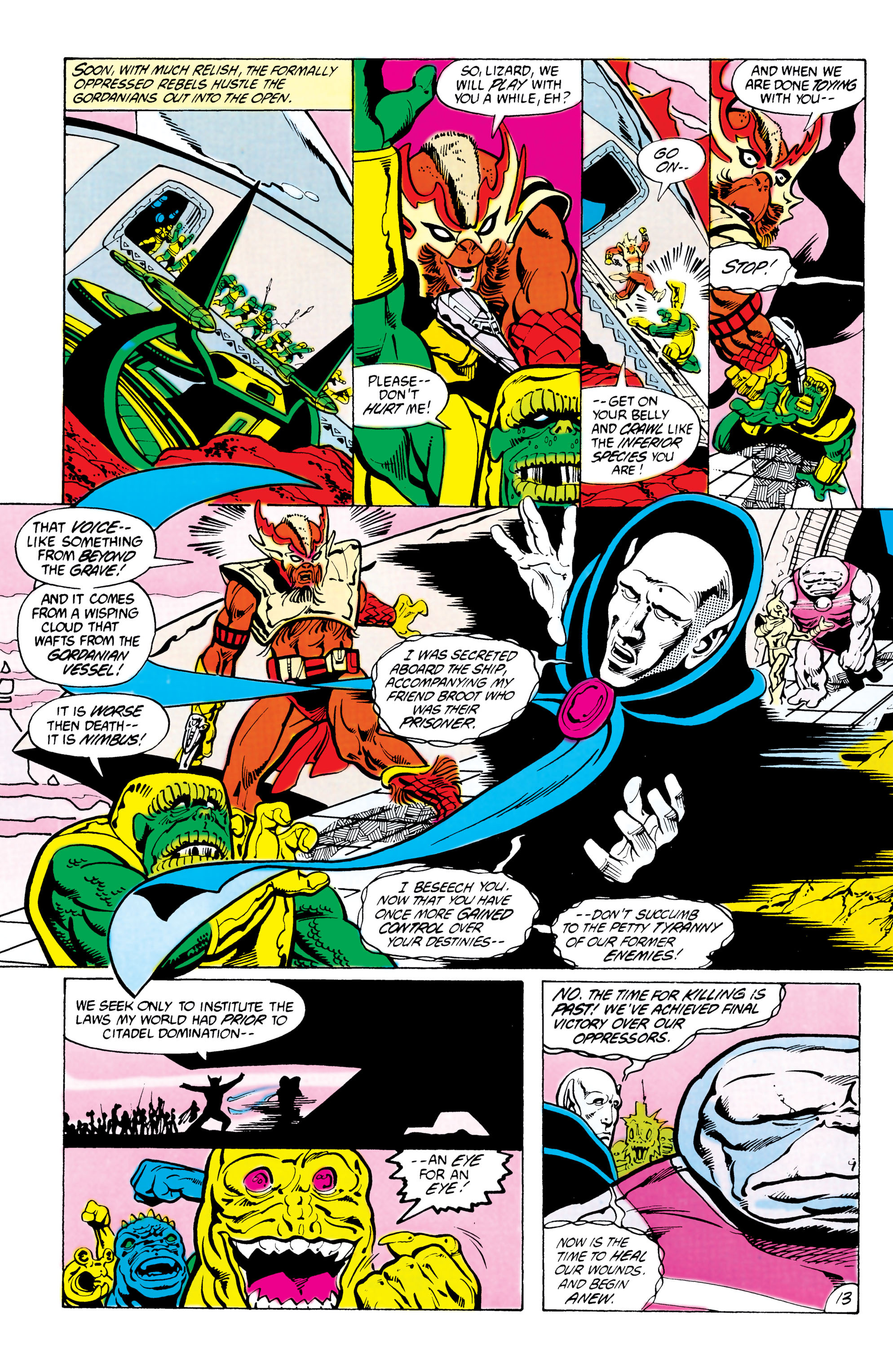 Read online The Omega Men (1983) comic -  Issue #8 - 14