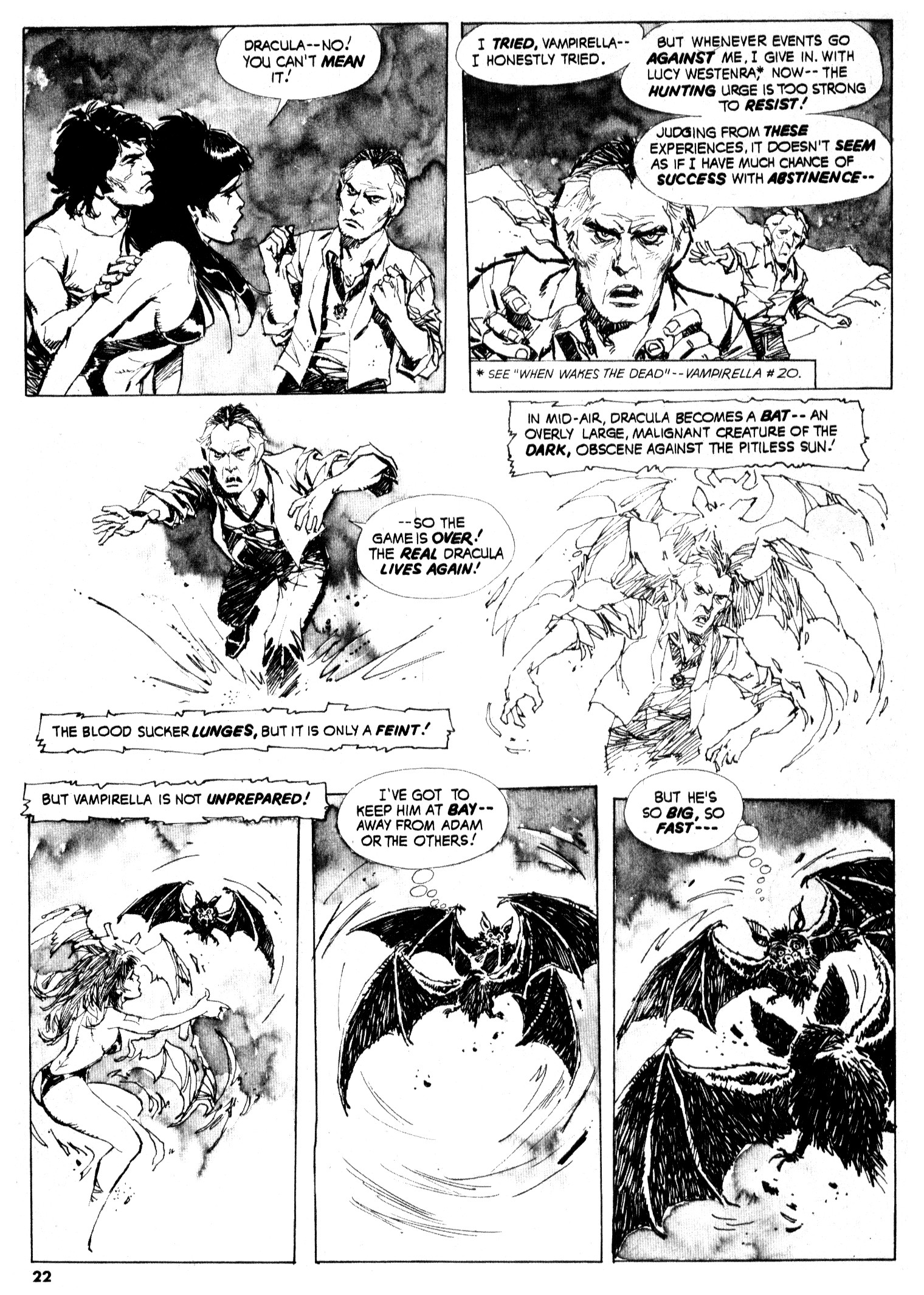 Read online Vampirella (1969) comic -  Issue #21 - 22