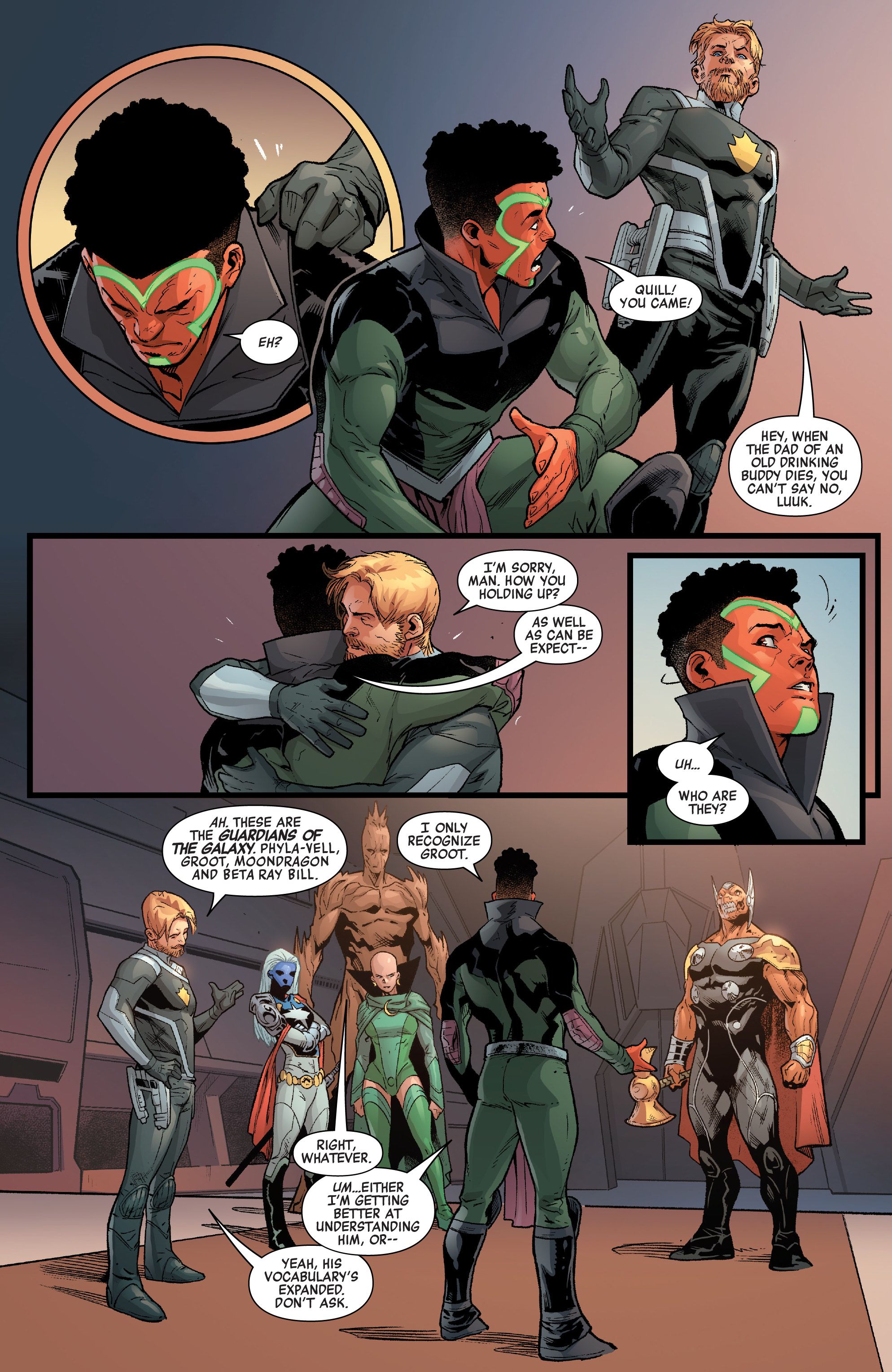 Read online Guardians of the Galaxy: The Prodigal Sun comic -  Issue # Full - 5