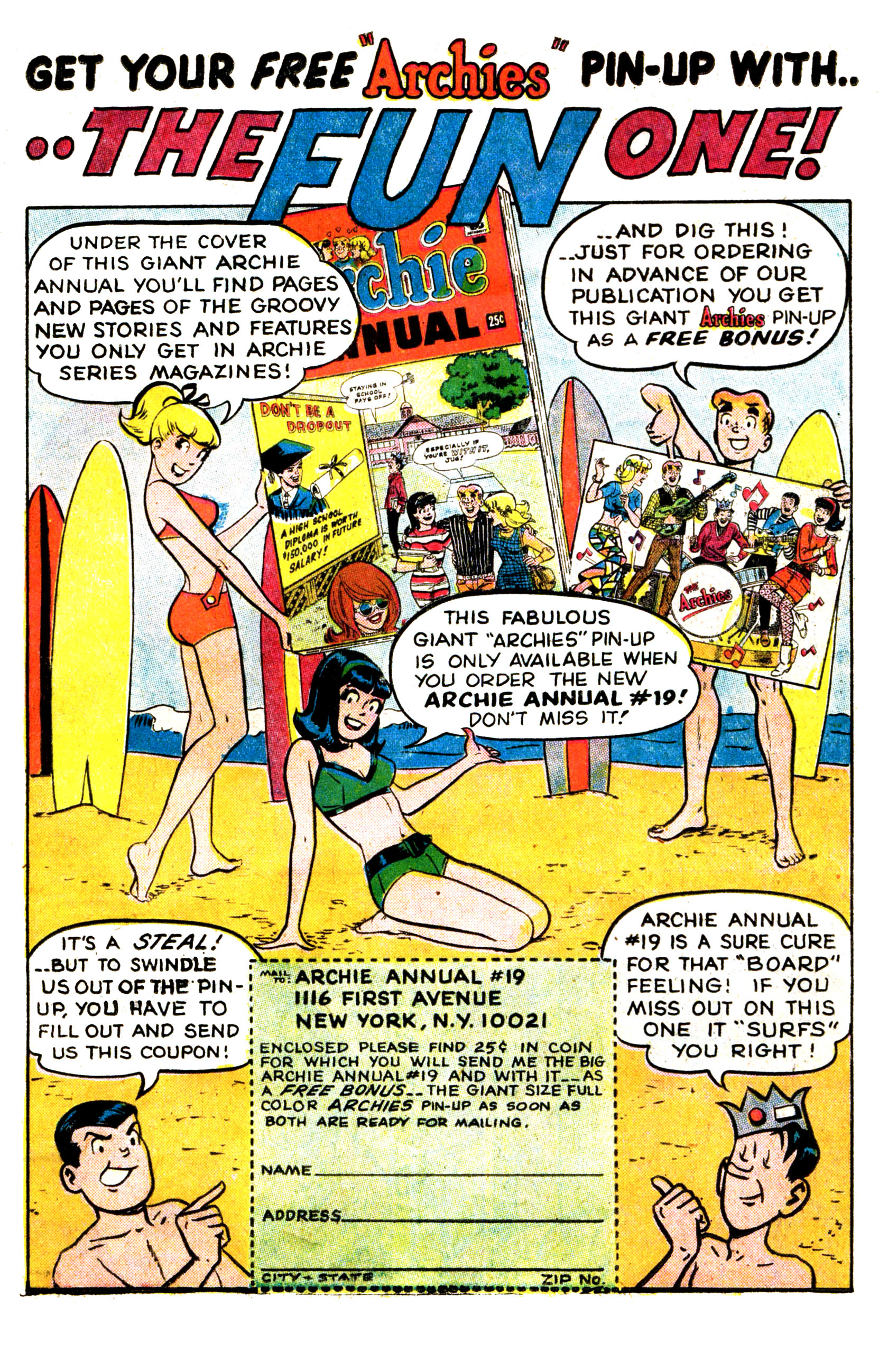 Read online Reggie and Me (1966) comic -  Issue #24 - 19