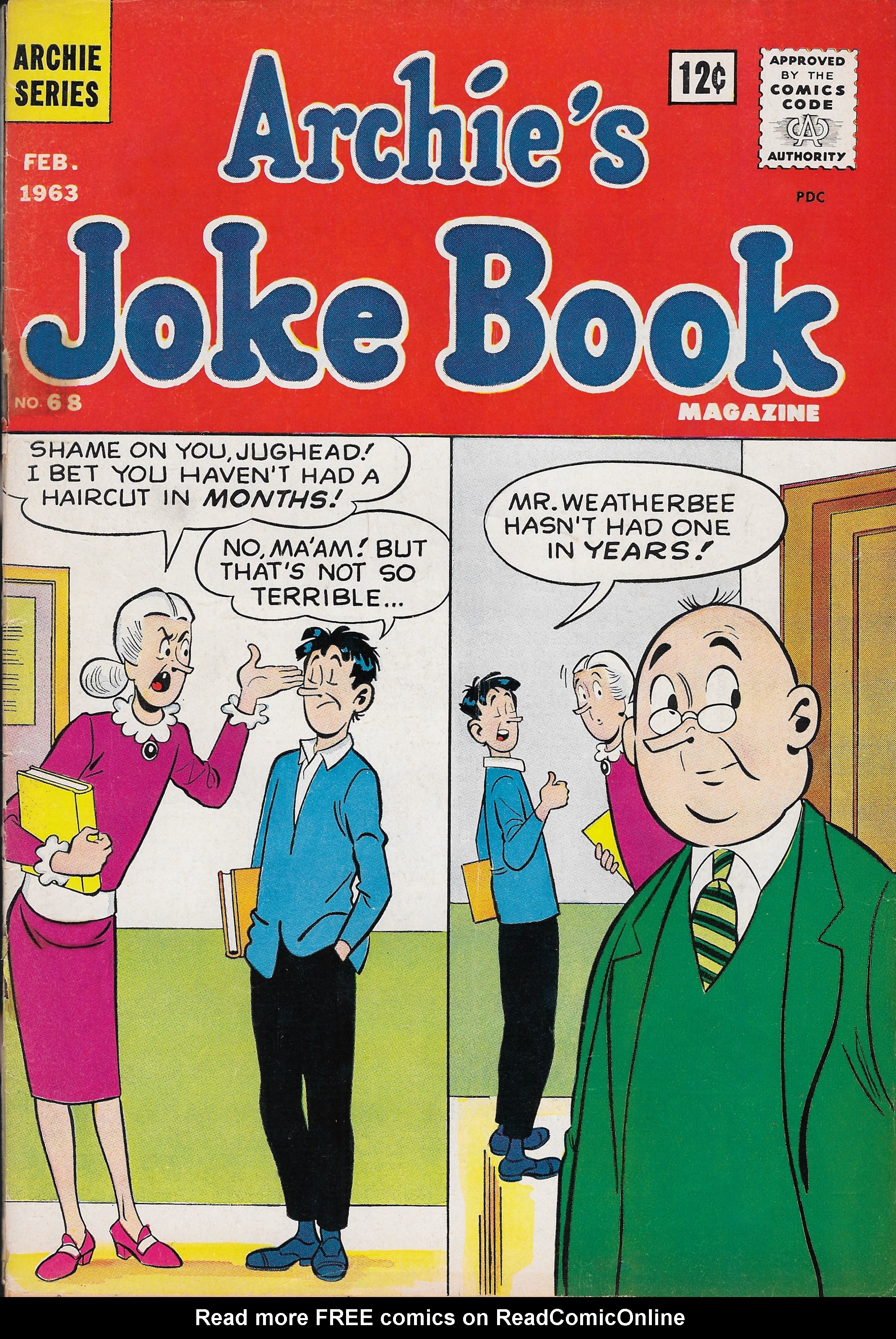 Read online Archie's Joke Book Magazine comic -  Issue #68 - 1