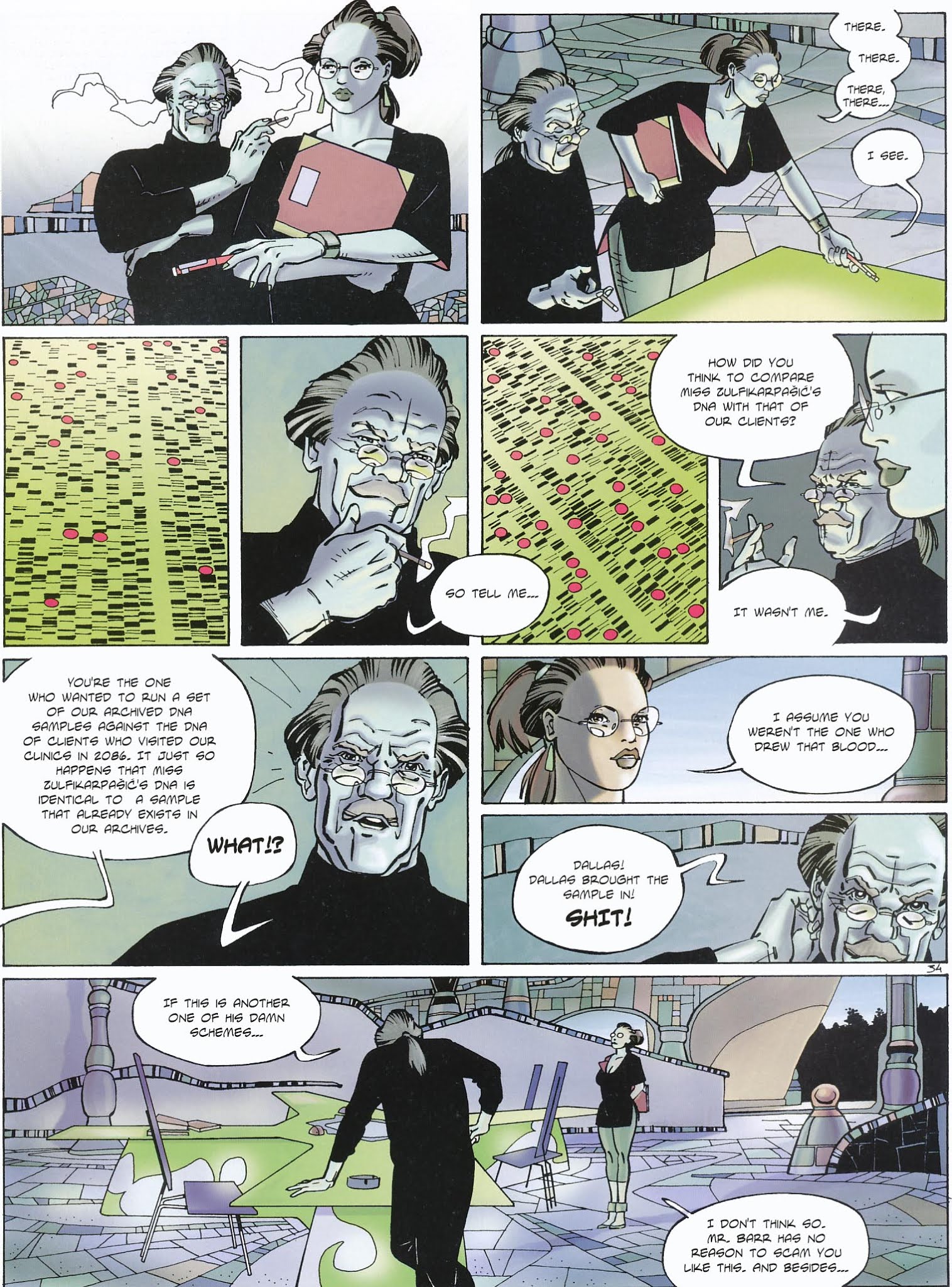 Read online Dallas Barr comic -  Issue #5 - 36