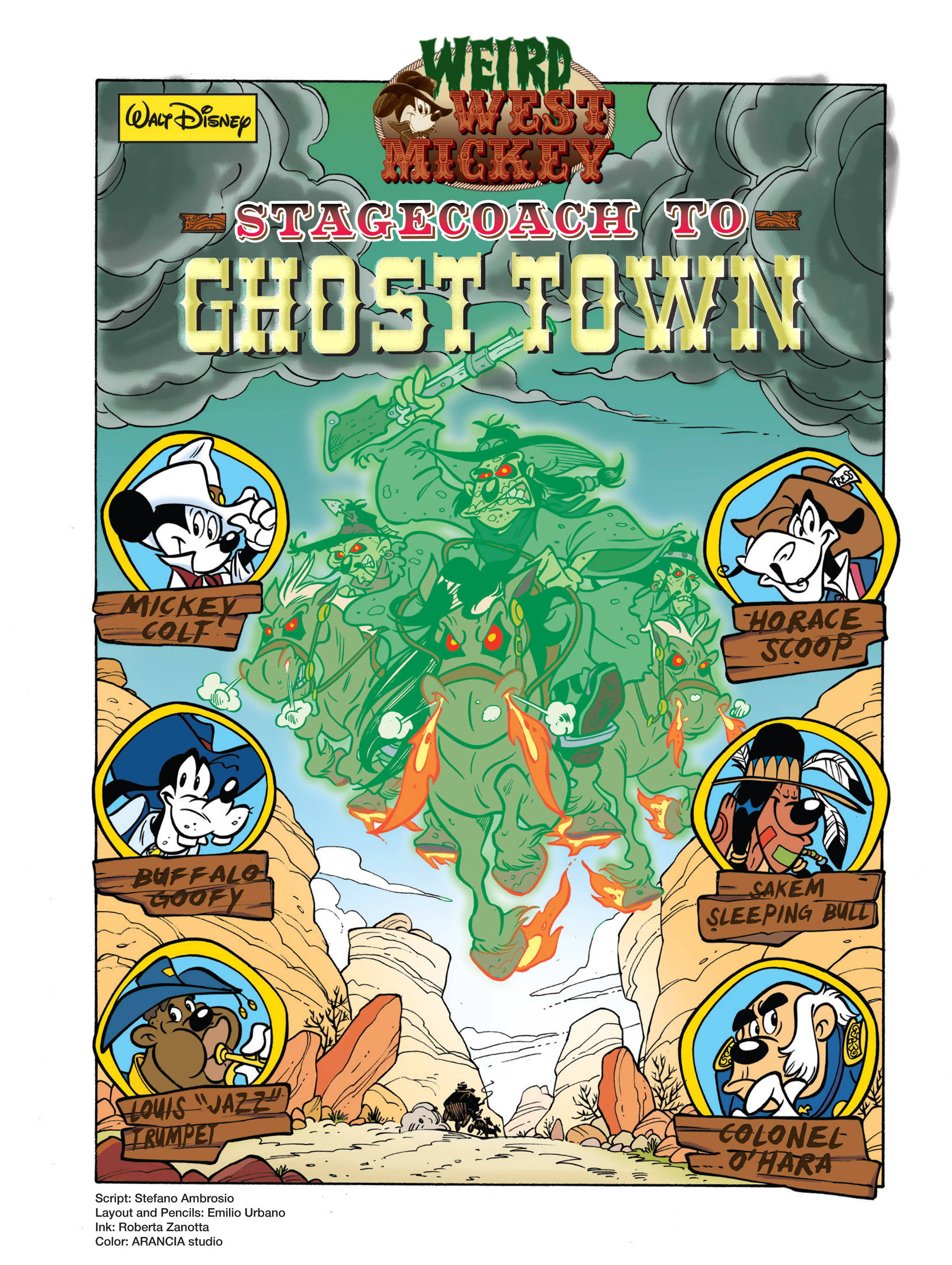 Read online Weird West Mickey: Stagecoach to Ghost Town comic -  Issue # Full - 2