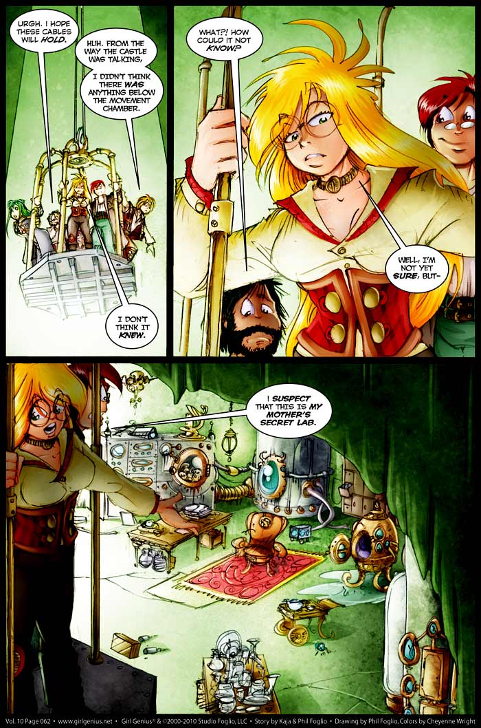 Read online Girl Genius (2002) comic -  Issue #10 - 63