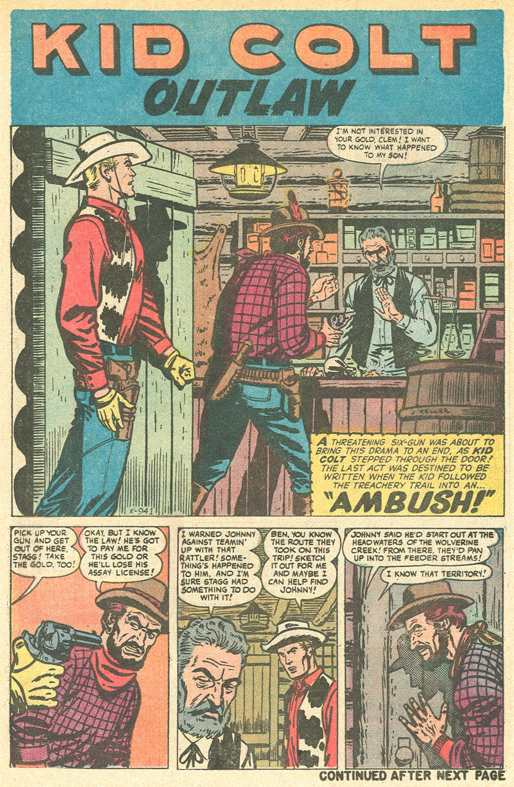 Read online Kid Colt Outlaw comic -  Issue #150 - 21