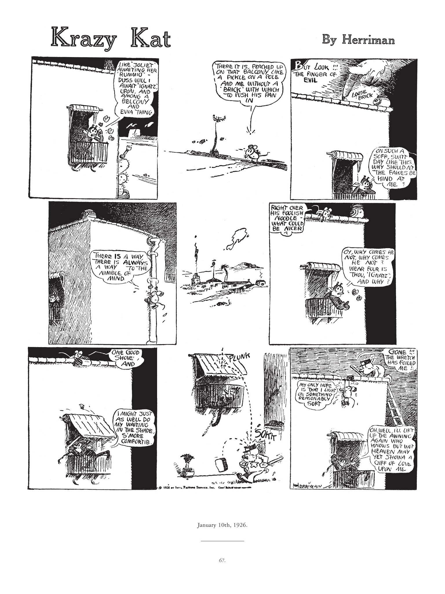 Read online Krazy & Ignatz comic -  Issue # TPB 4 - 68