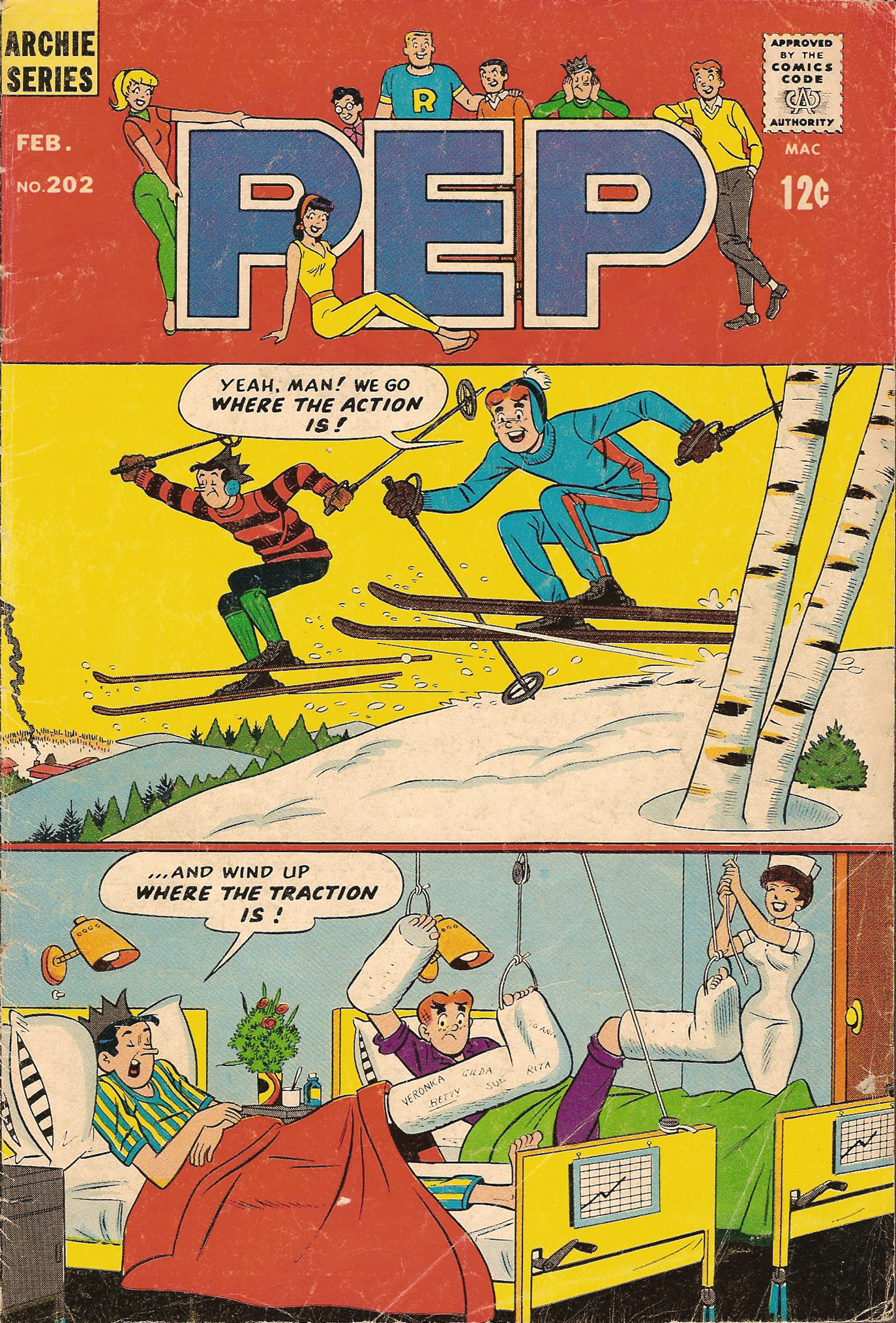 Read online Pep Comics comic -  Issue #202 - 1