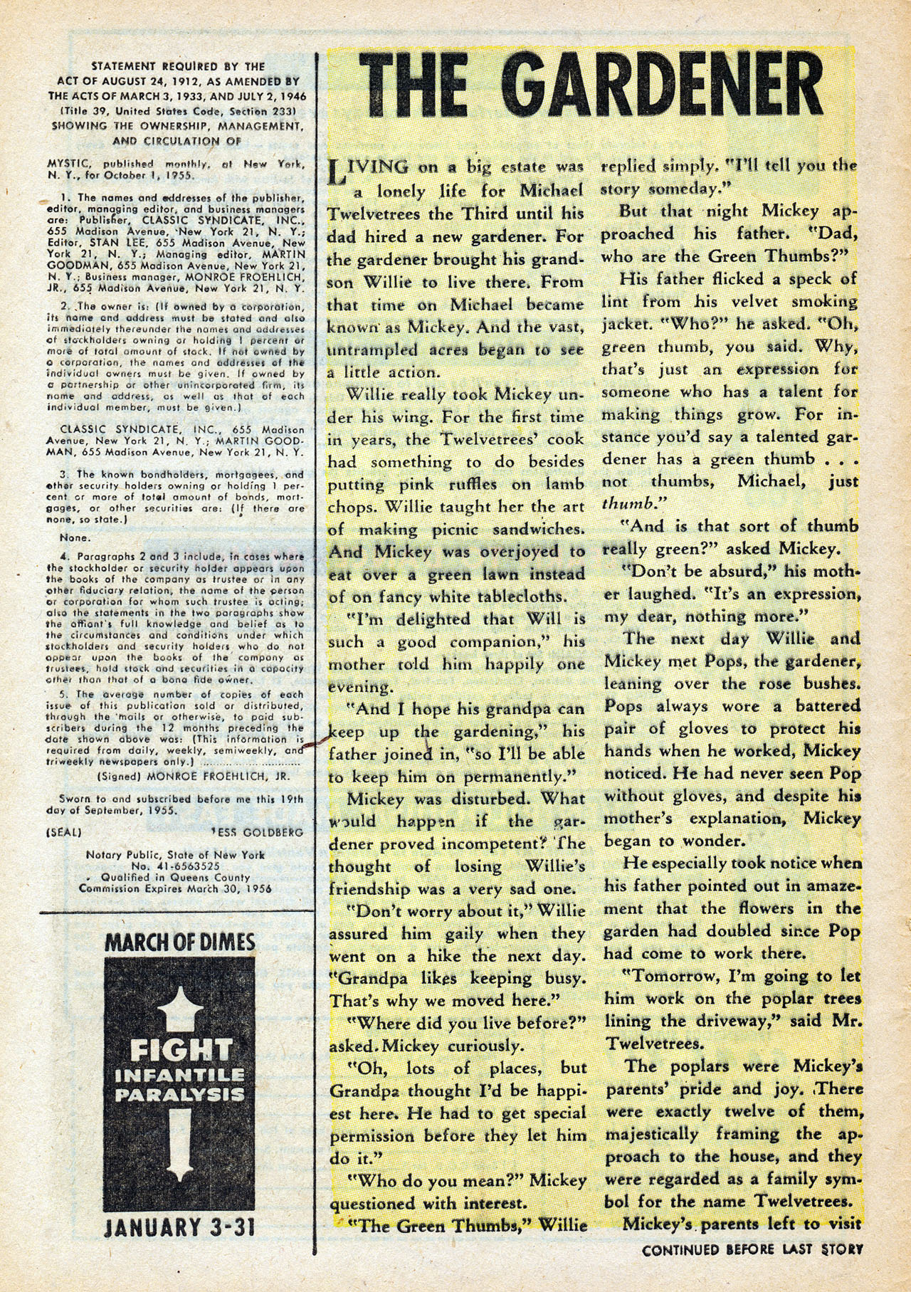 Read online Mystic (1951) comic -  Issue #46 - 8