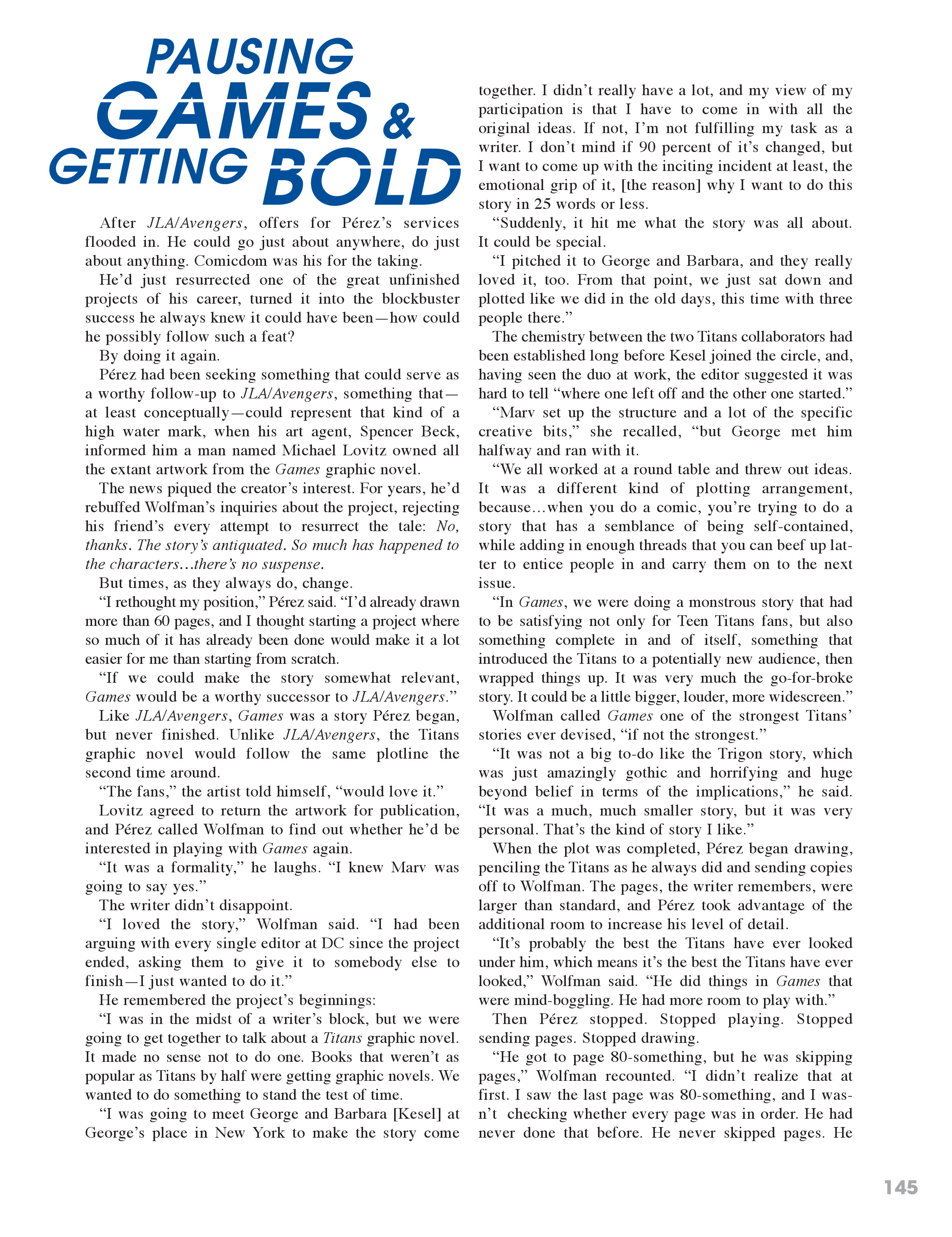 Read online George Perez Storyteller comic -  Issue # TPB 2 (Part 2) - 25