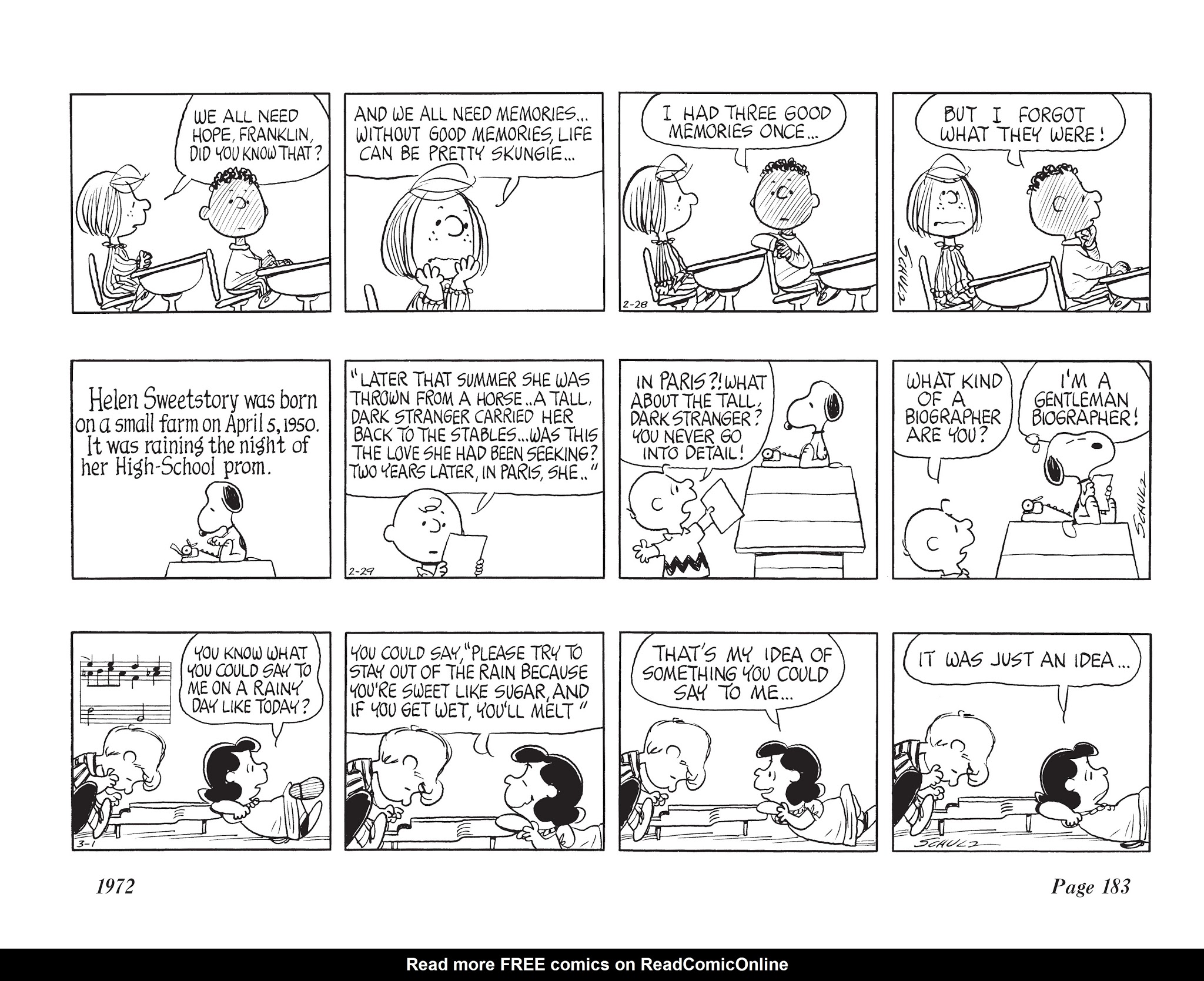 Read online The Complete Peanuts comic -  Issue # TPB 11 - 198